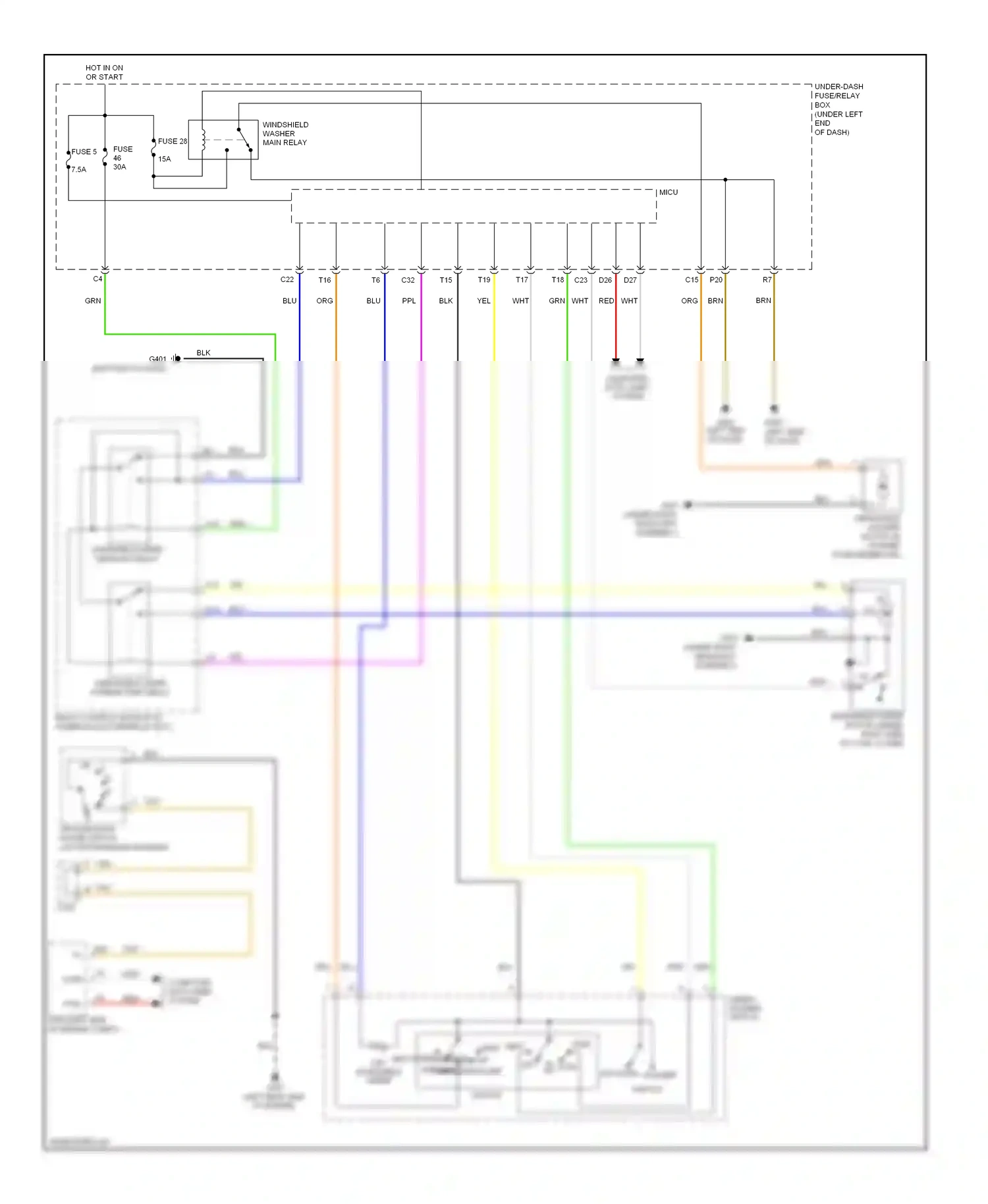 Wiring diagram brn for Honda Civic IX (2011-2015) (158 of 158)