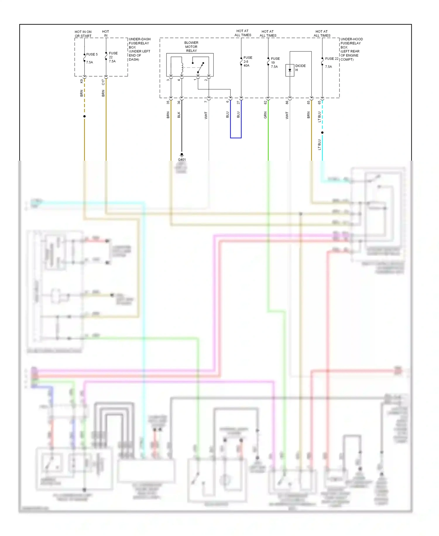 Wiring diagram brn for Honda Civic IX (2011-2015) (6 of 158)