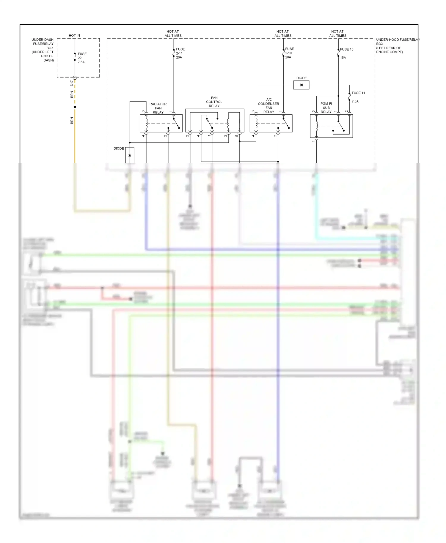 Wiring diagram brn for Honda Civic IX (2011-2015) (23 of 158)