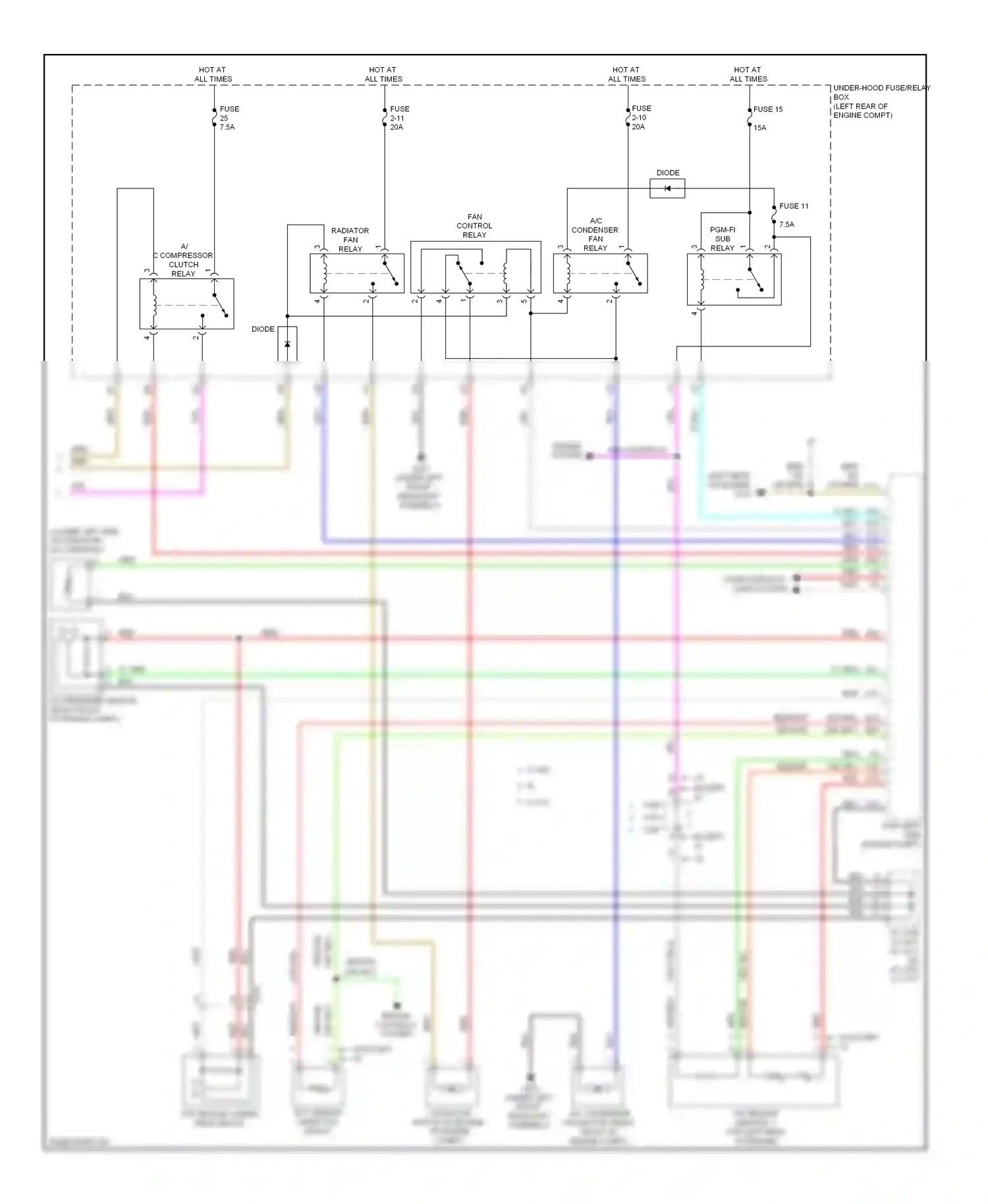Wiring diagram computer data lines system for Honda Civic IX (2011-2015) (10 of 101)