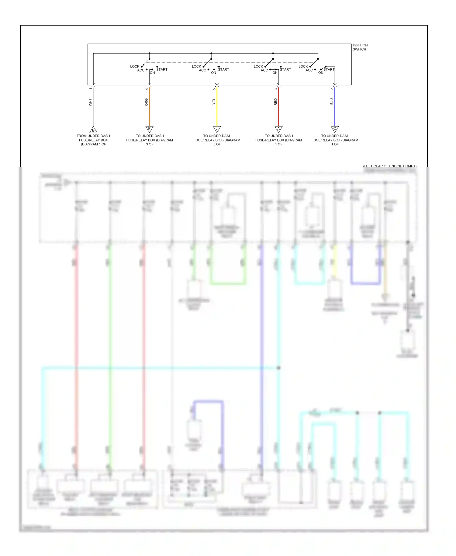 Wiring diagram fuse 2-3 for Honda Civic IX (2011-2015) (3 of 3)