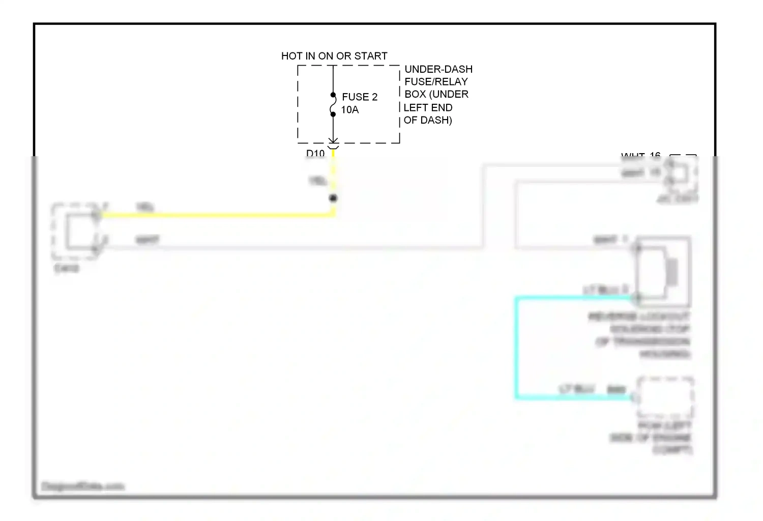 Wiring diagram fuse 2 for Honda Civic IX (2011-2015) (3 of 5)