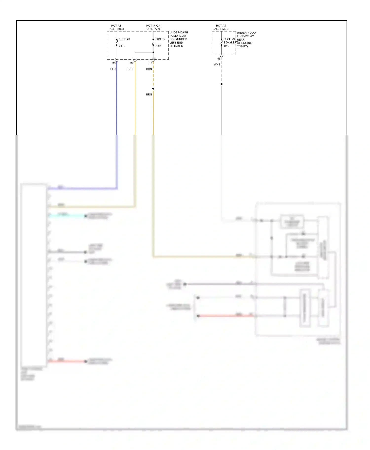 Wiring diagram fuse 5 for Honda Civic IX (2011-2015) (27 of 31)