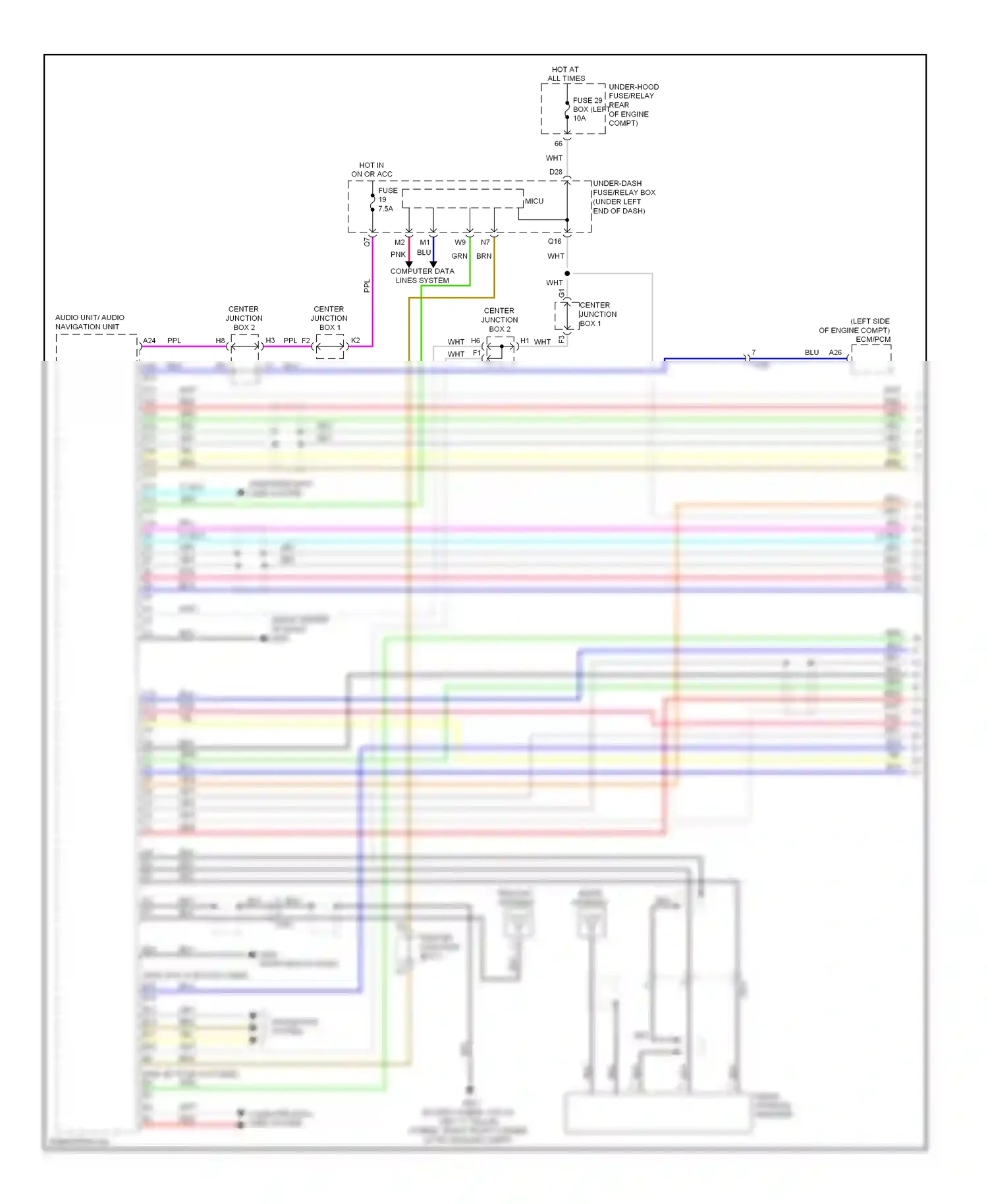 Wiring diagram grn for Honda Civic IX (2011-2015) (80 of 143)