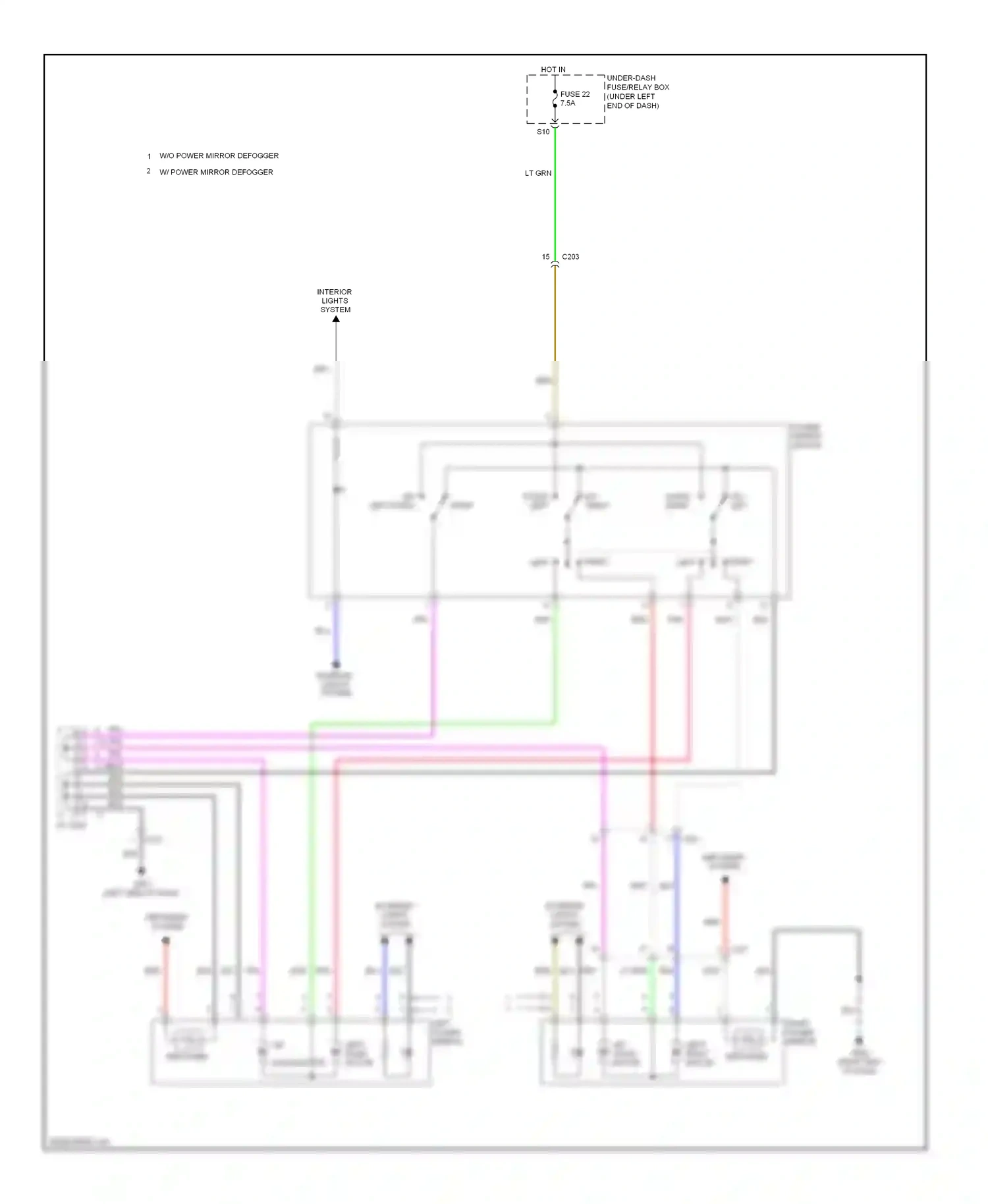 Wiring diagram grn for Honda Civic IX (2011-2015) (100 of 143)