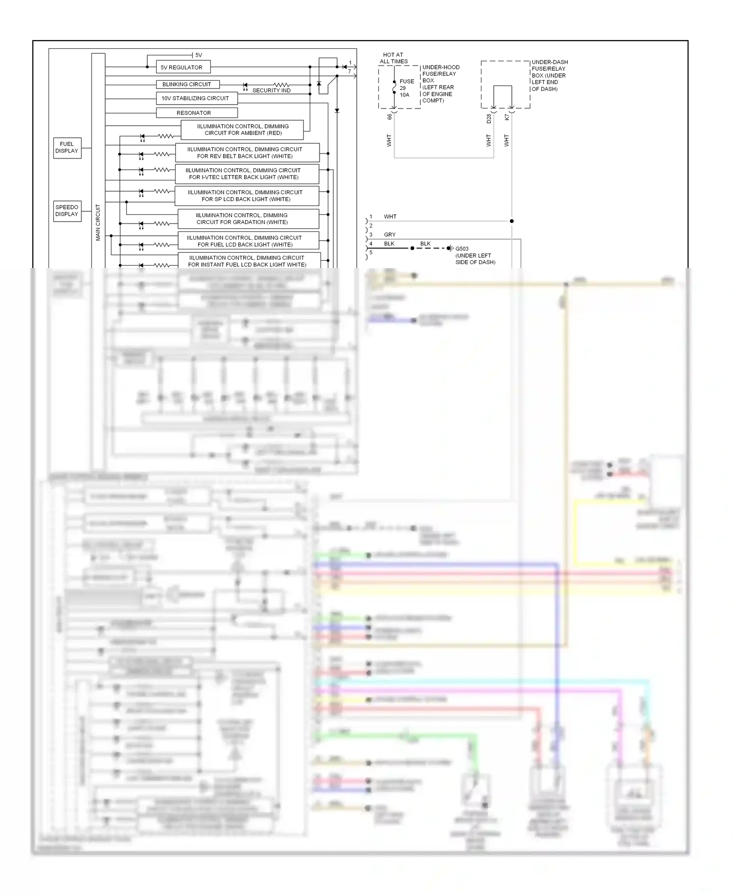 Wiring diagram gry for Honda Civic IX (2011-2015) (57 of 133)