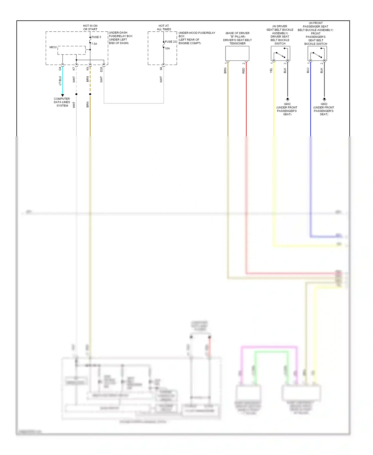 Wiring diagram gry for Honda Civic IX (2011-2015) (125 of 133)