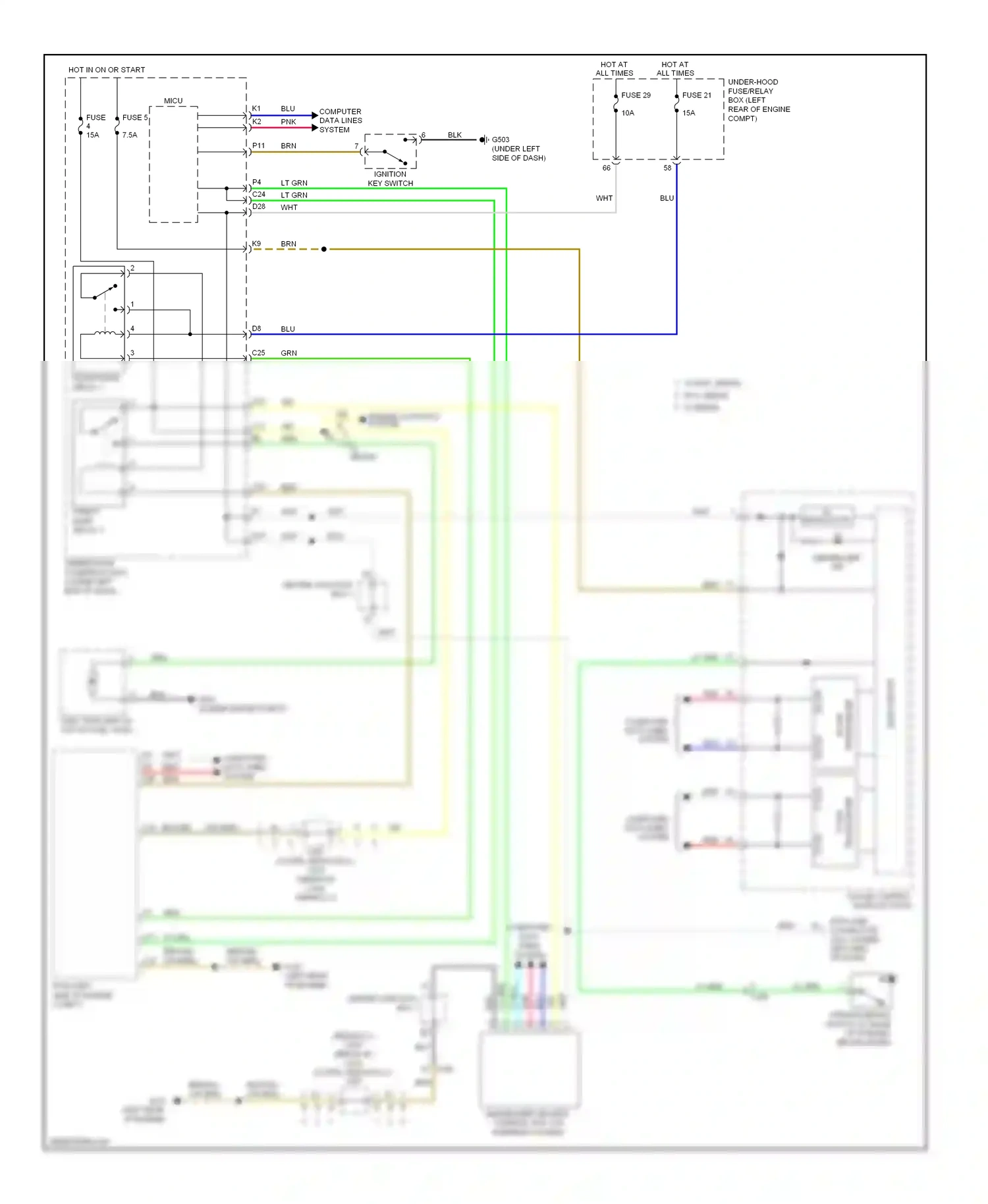 Wiring diagram lt blu for Honda Civic IX (2011-2015) (19 of 96)