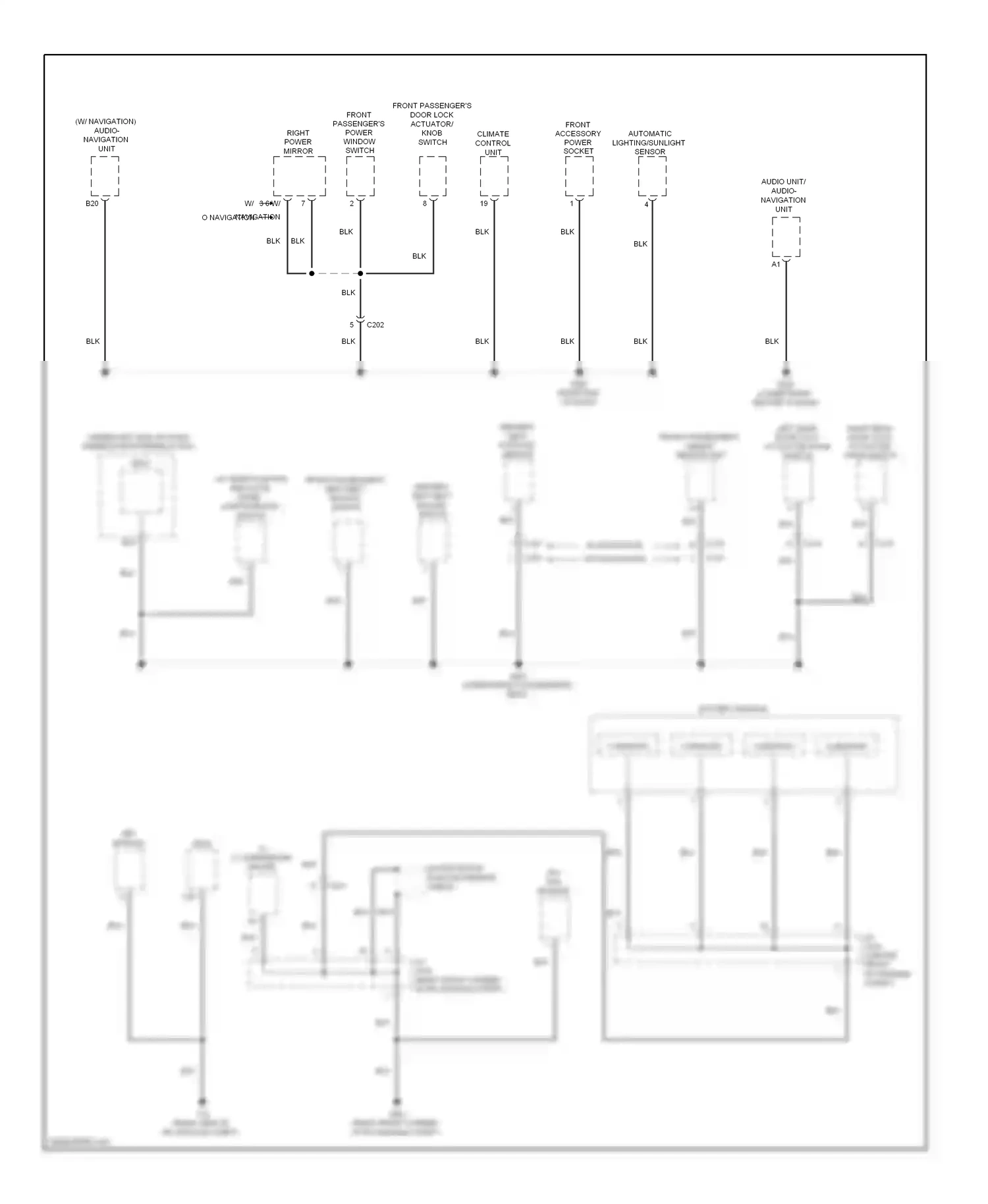 Wiring diagram mpi module for Honda Civic IX (2011-2015) (1 of 1)