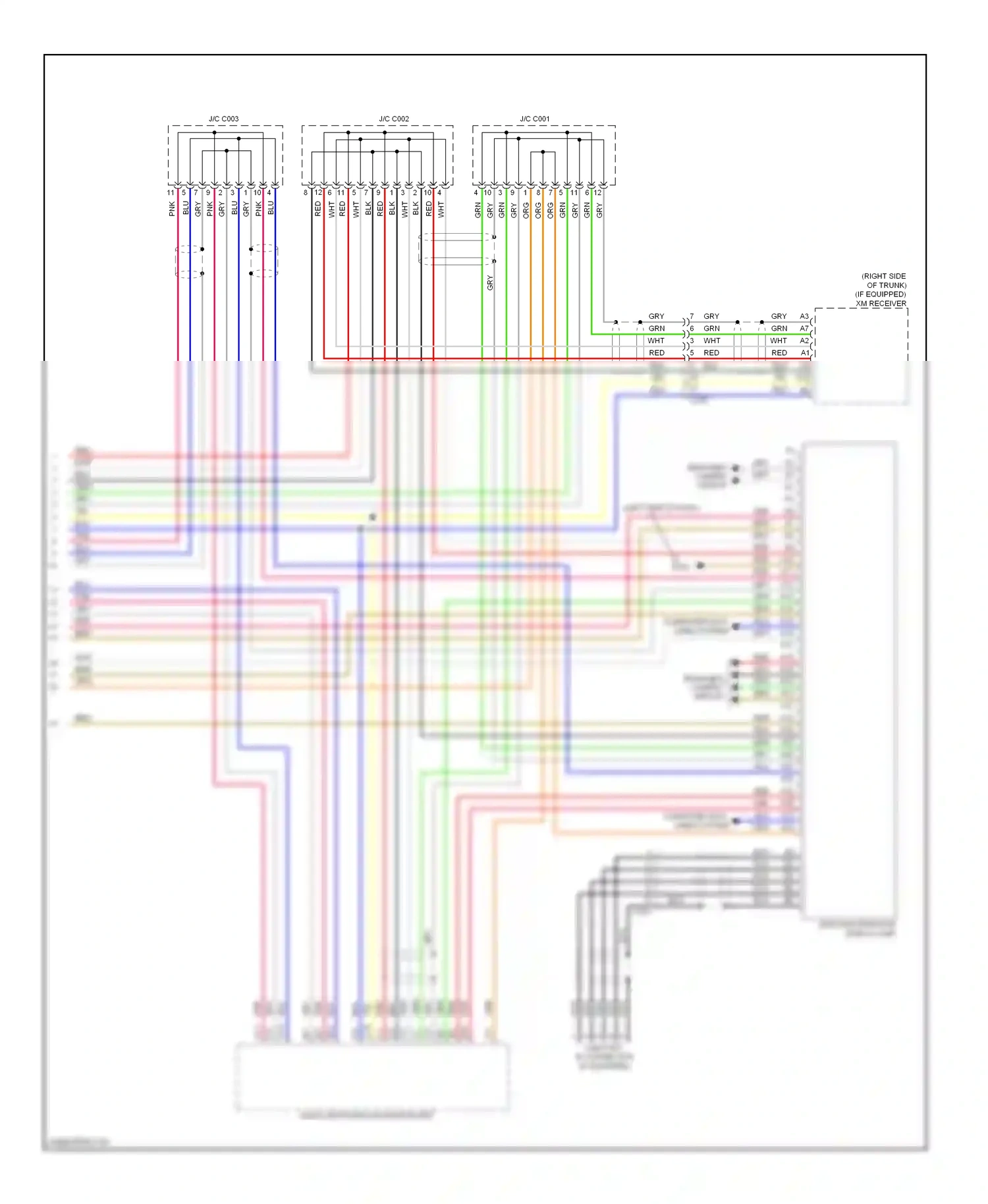 Wiring diagram multi information display unit for Honda Civic IX (2011-2015) (7 of 18)