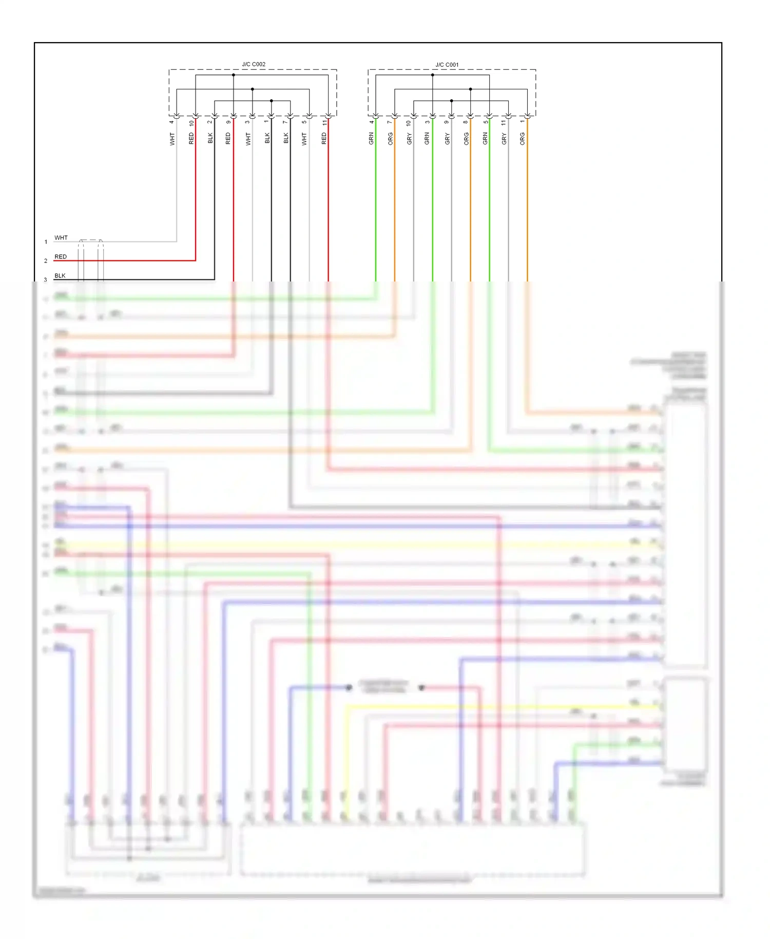 Wiring diagram red for Honda Civic IX (2011-2015) (107 of 140)