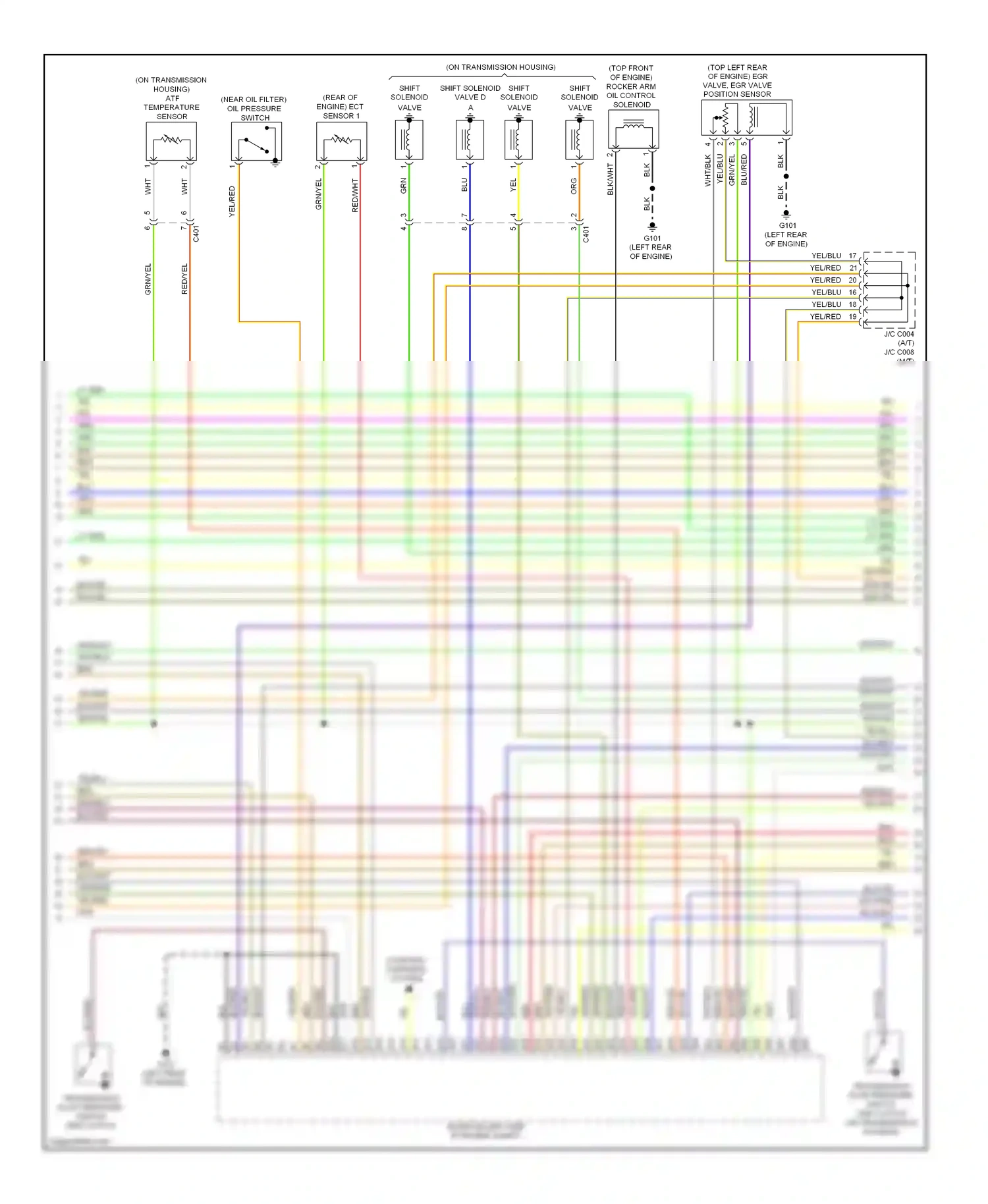 Wiring diagram red for Honda Civic IX (2011-2015) (43 of 140)