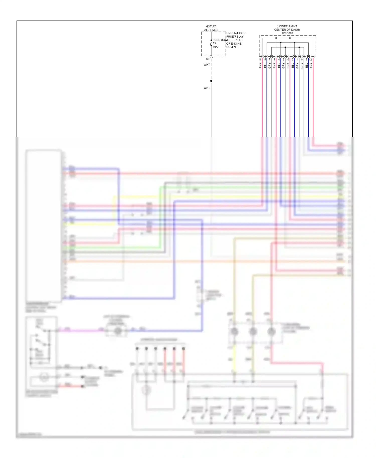 Wiring diagram source switch for Honda Civic IX (2011-2015) (6 of 10)
