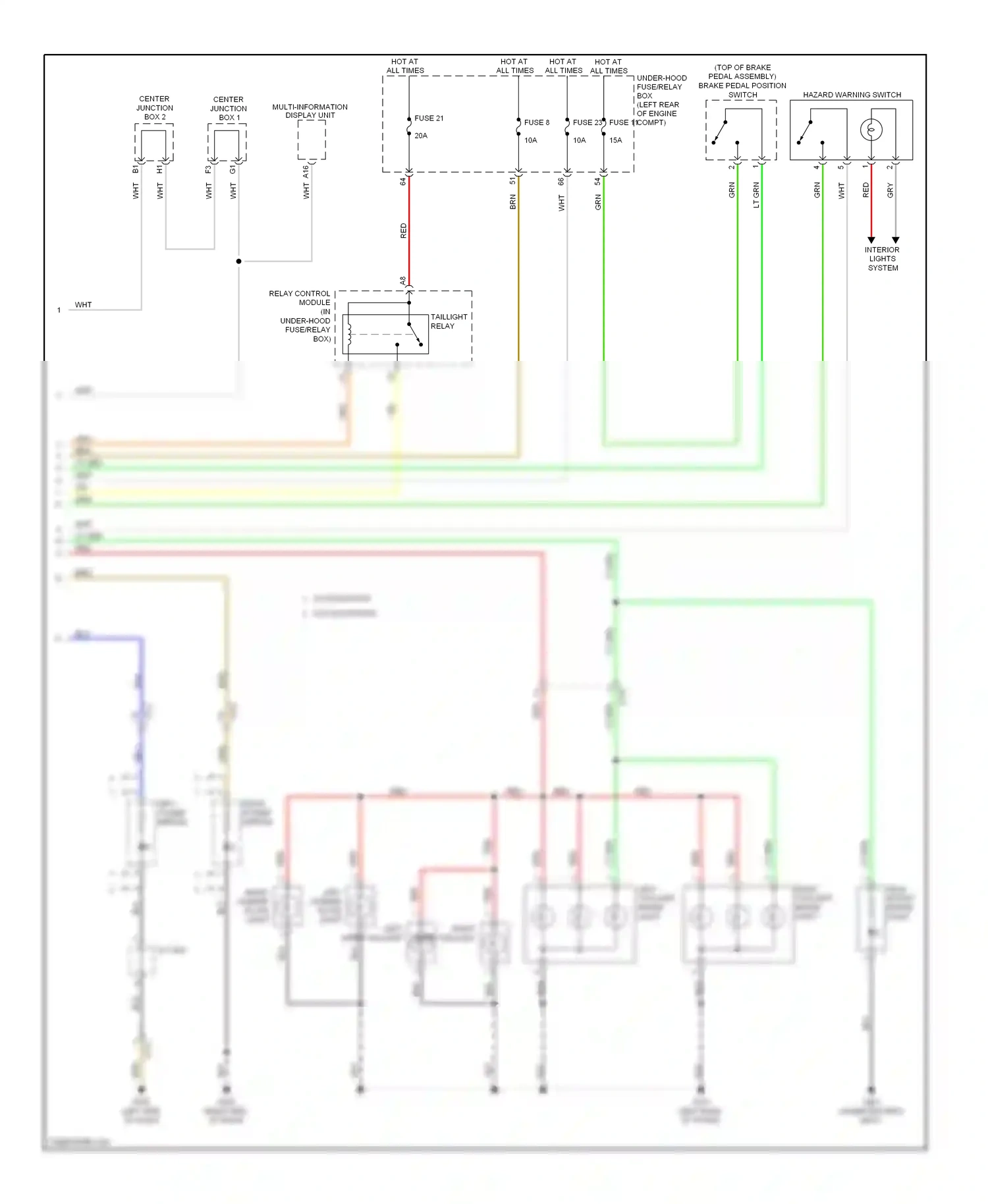Wiring diagram w/ navigation for Honda Civic IX (2011-2015) (3 of 10)