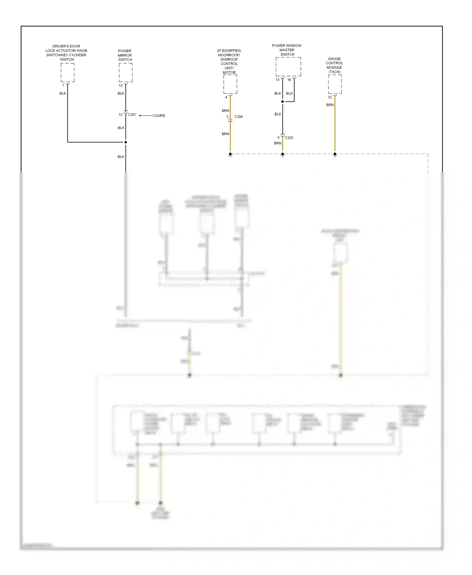Wiring diagram windshield washer for Honda Civic IX (2011-2015) (1 of 1)