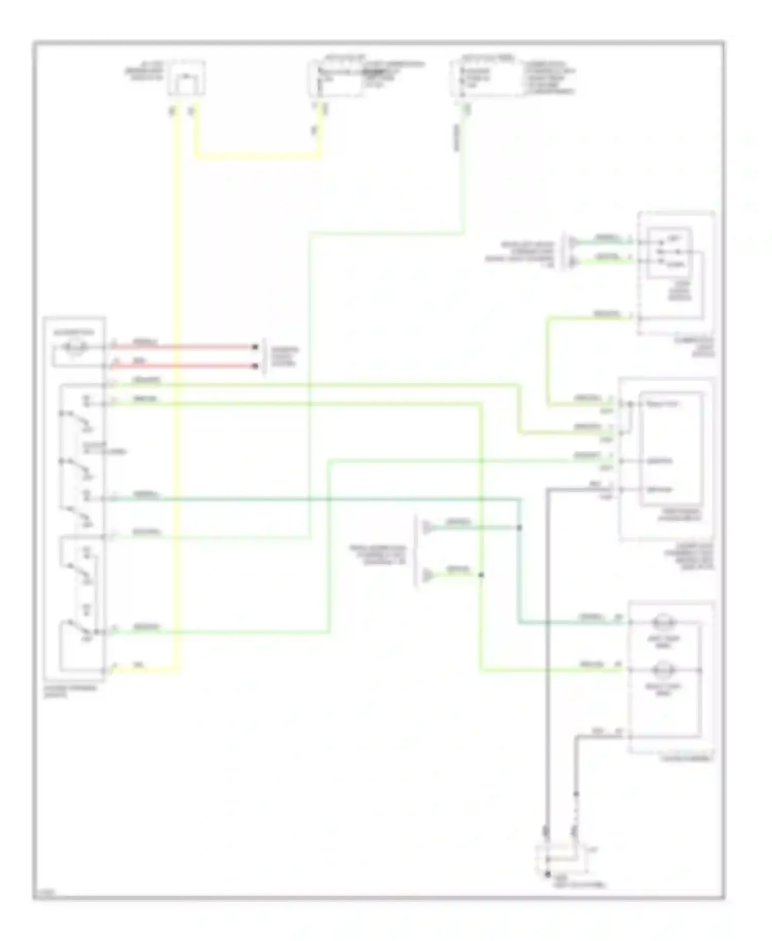Civic Honda V (1991-1997): Exterior light circuit, hatchback (2 of 2)