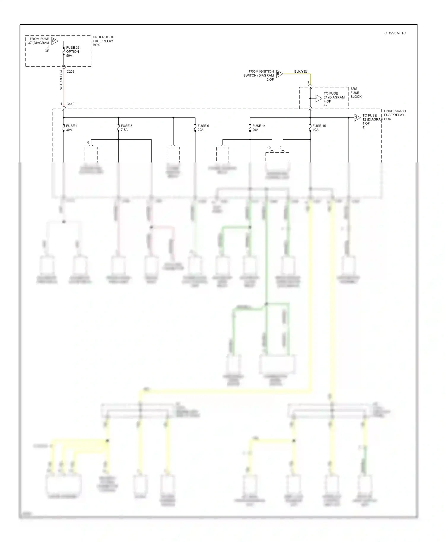 Wiring diagram distributor assembly for Honda Civic V (1991-1997) (2 of 2)
