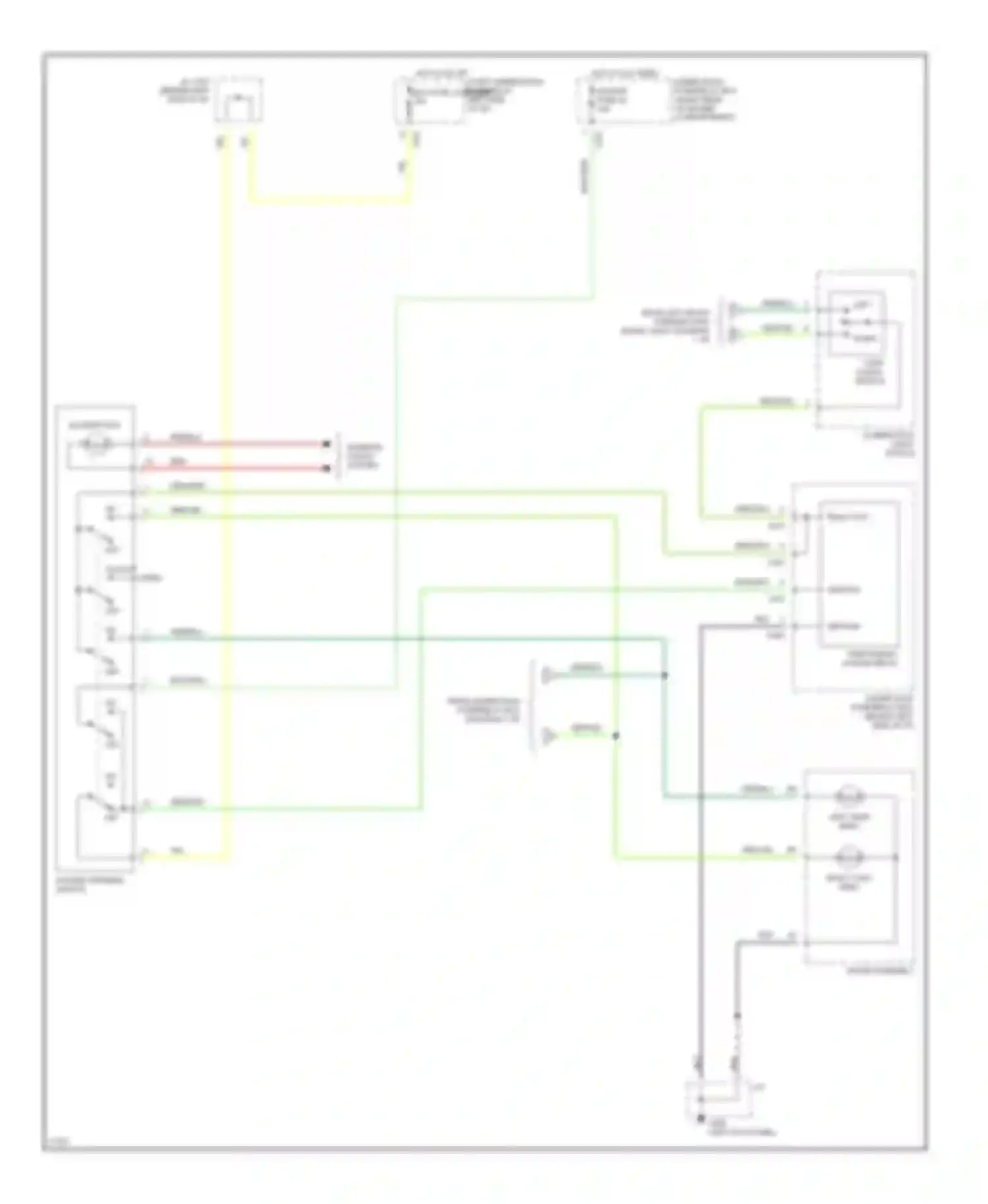 Wiring diagram turn signal/ hazard relay for Honda Civic V (1991-1997) (1 of 4)