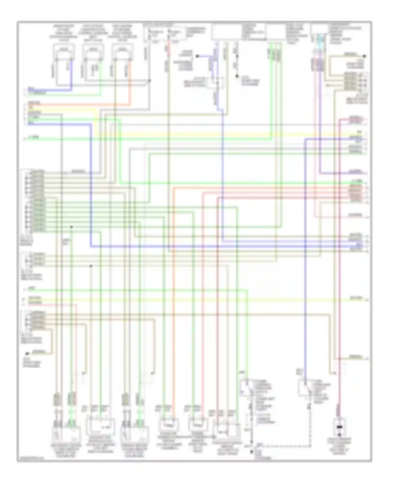 Civic Honda VI (1995-2002): Wiring diagram engine performance 1.6ls, hx a/t (2 of 3)