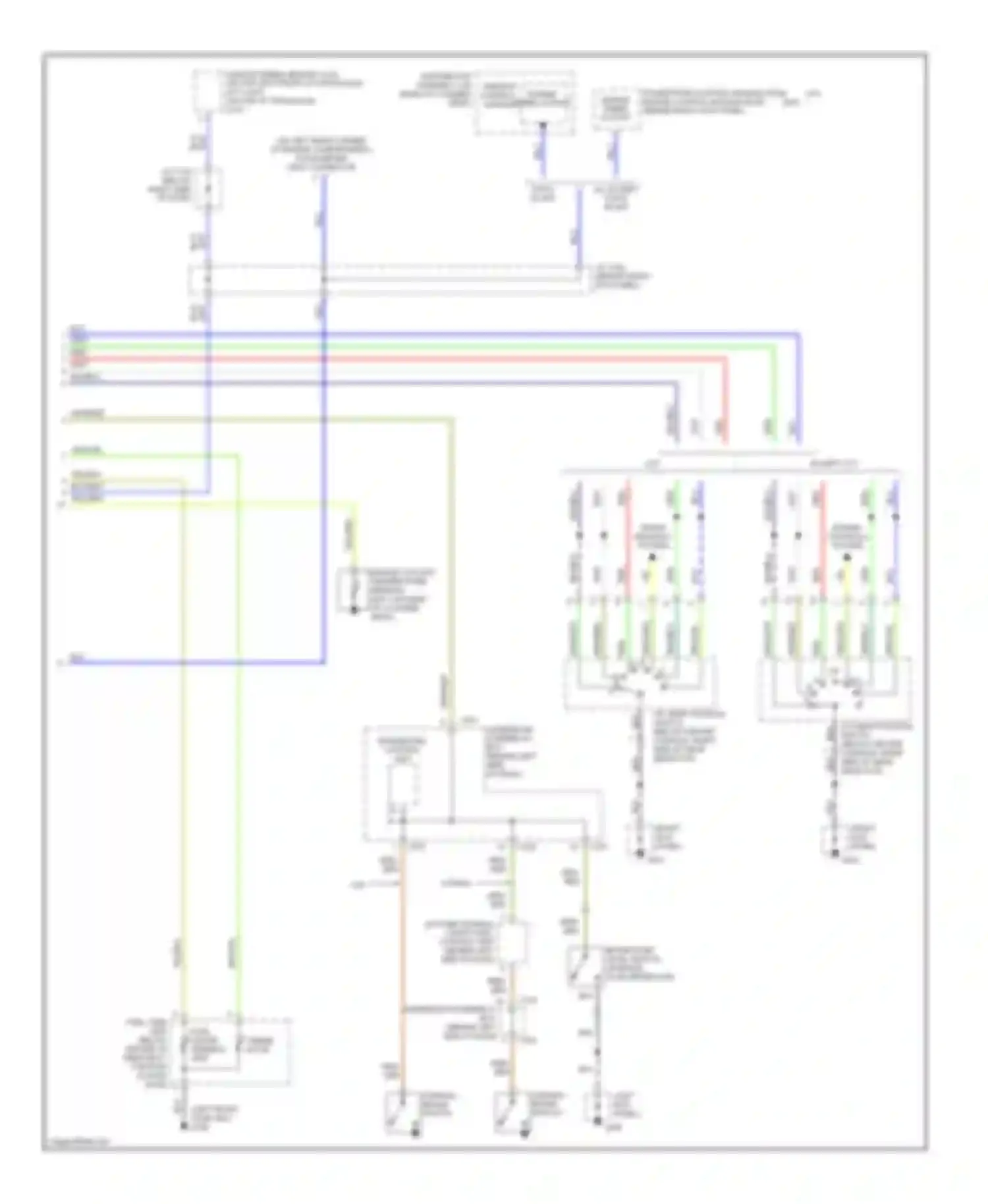 Civic Honda VI (1995-2002): Instrument cluster circuit (2 of 2)