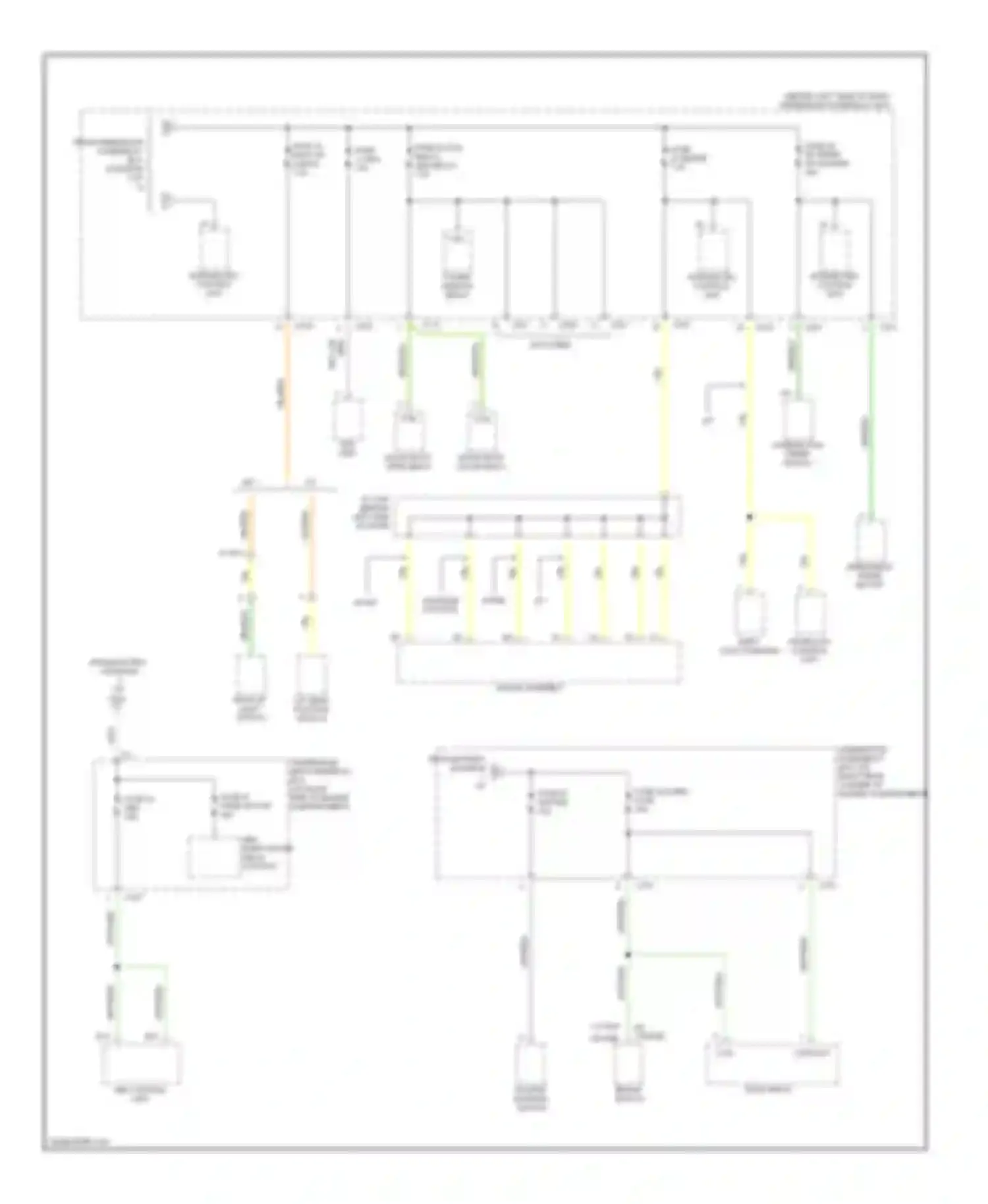 Civic Honda VI (1995-2002): Power distribution circuit (3 of 3)