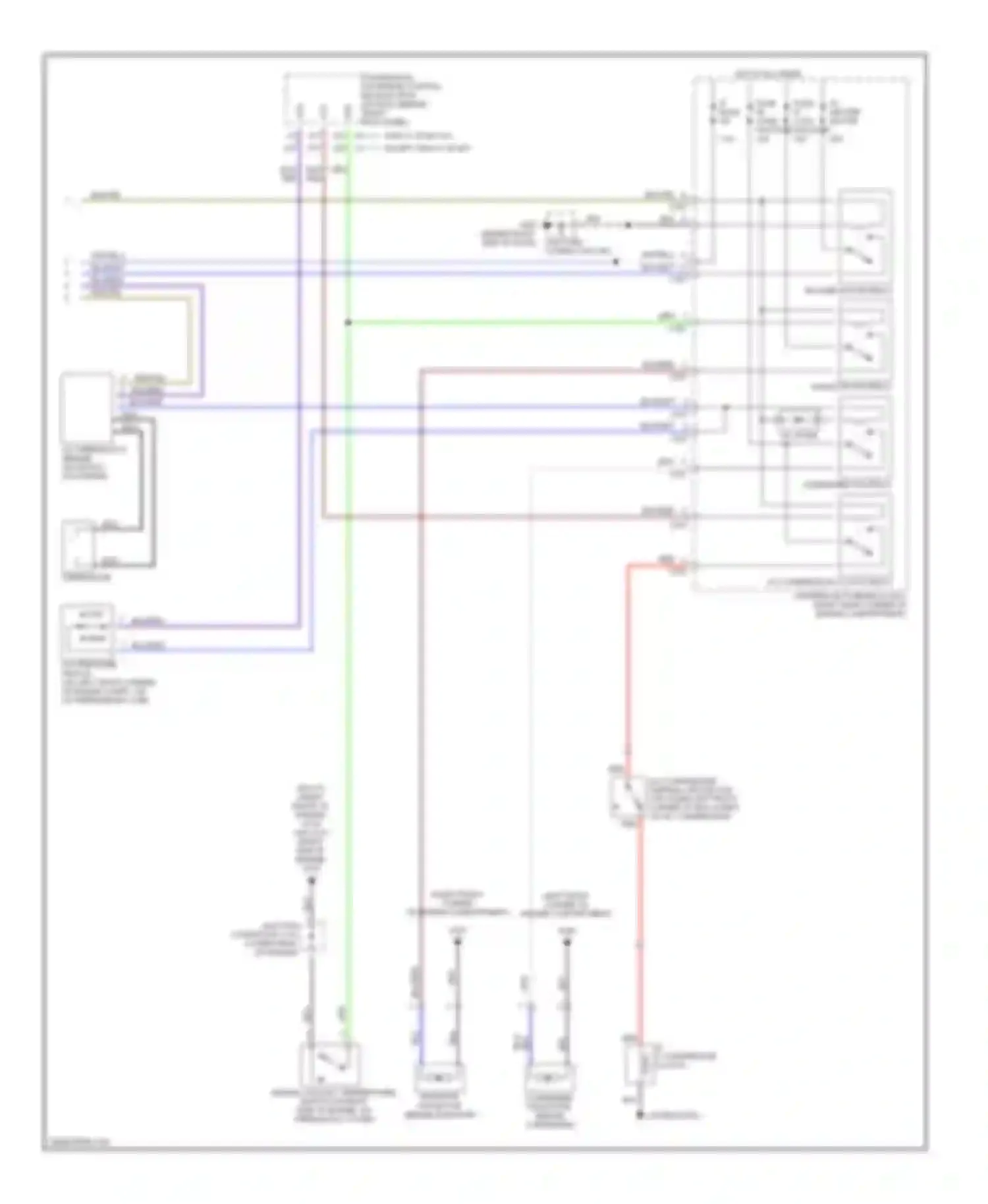 Wiring diagram 1600 cc w/ m/t all except 1600 cc w/ m/t for Honda Civic VI (1995-2002) (1 of 1)