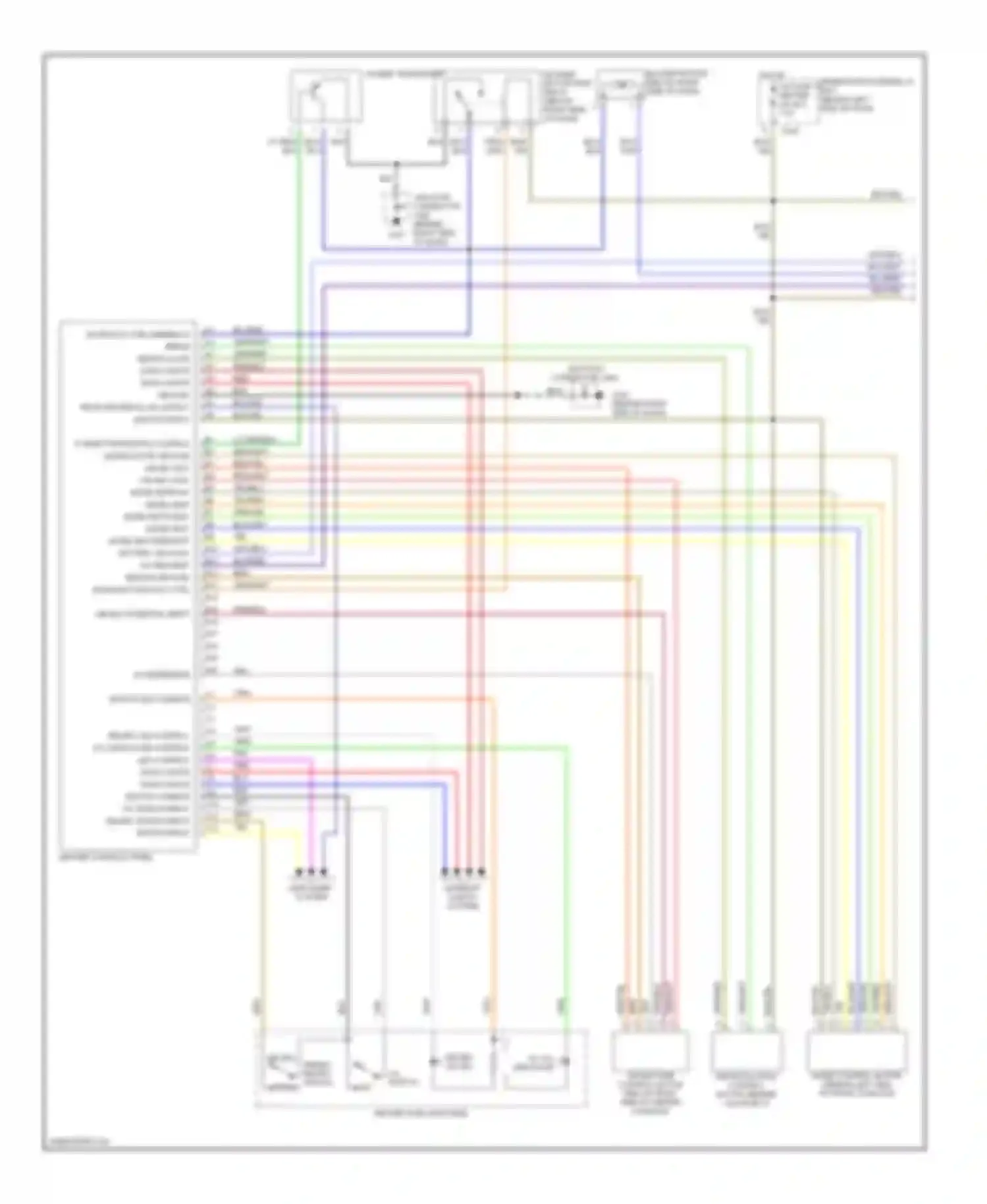 Wiring diagram a/c switch on for Honda Civic VI (1995-2002) (1 of 1)