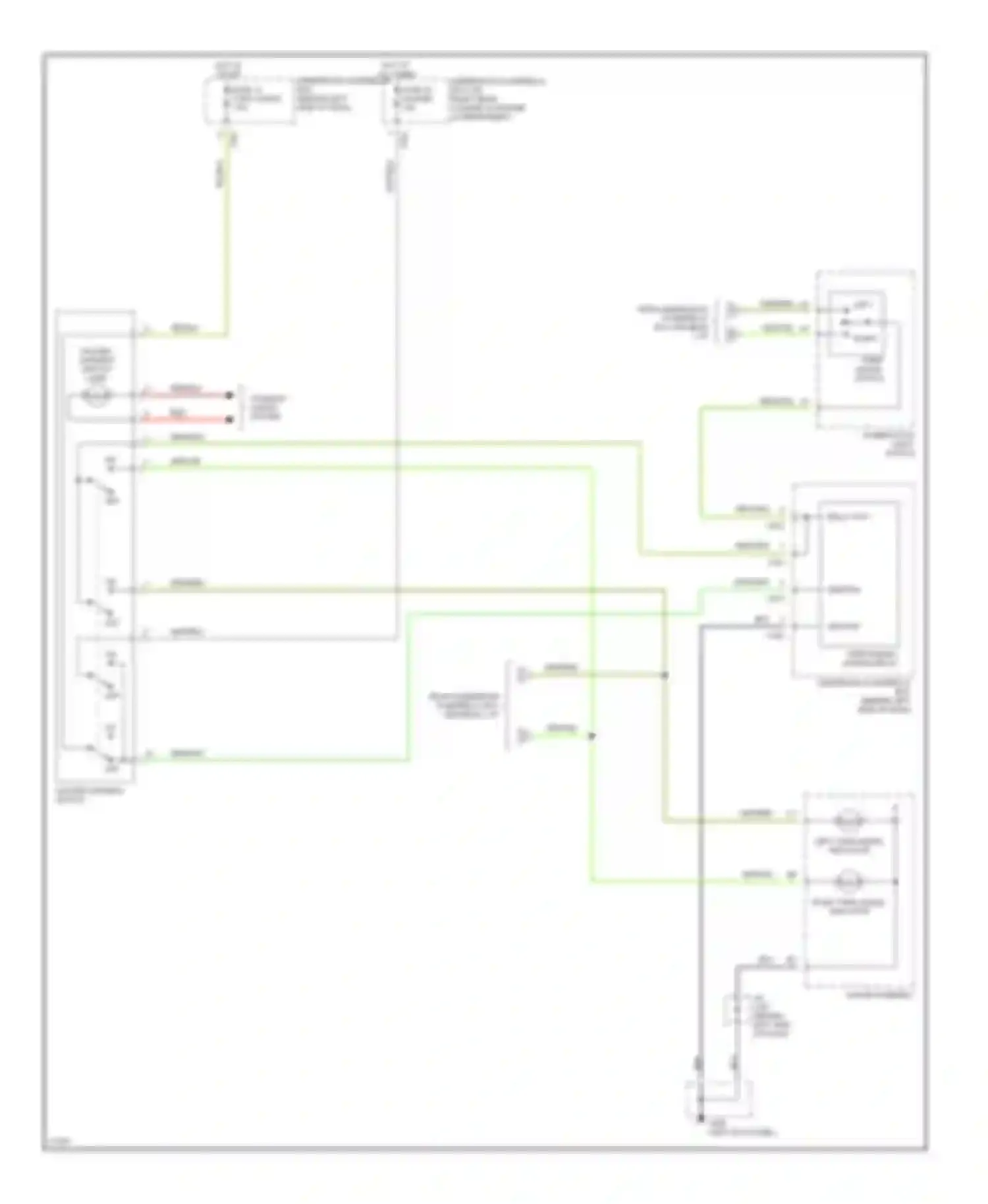 Wiring diagram fuse 12 turn lights for Honda Civic VI (1995-2002) (1 of 3)