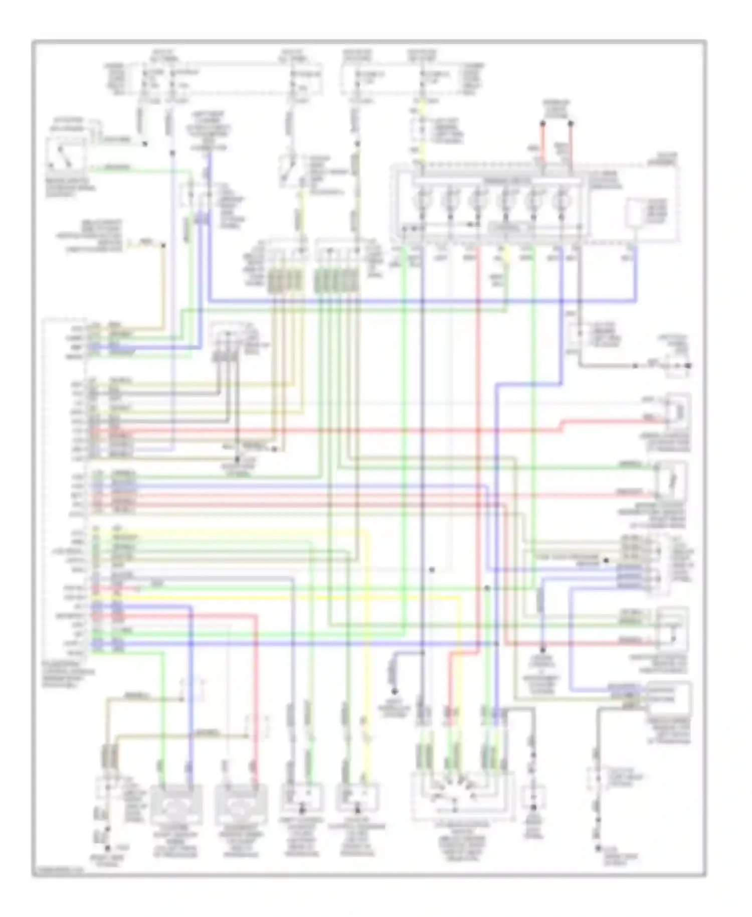 Wiring diagram fuse 52 fuse 47 for Honda Civic VI (1995-2002) (1 of 1)