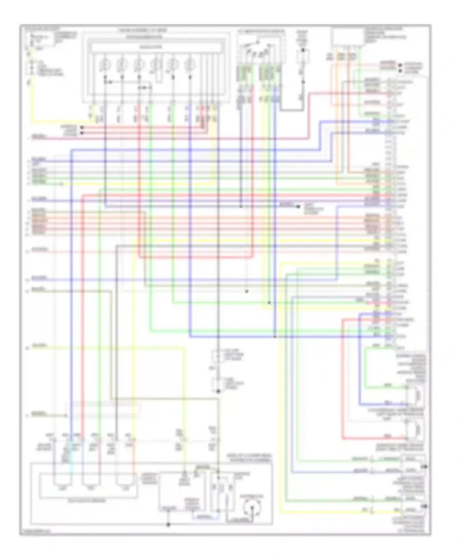 Wiring diagram primary output control for Honda Civic VI (1995-2002) (1 of 3)