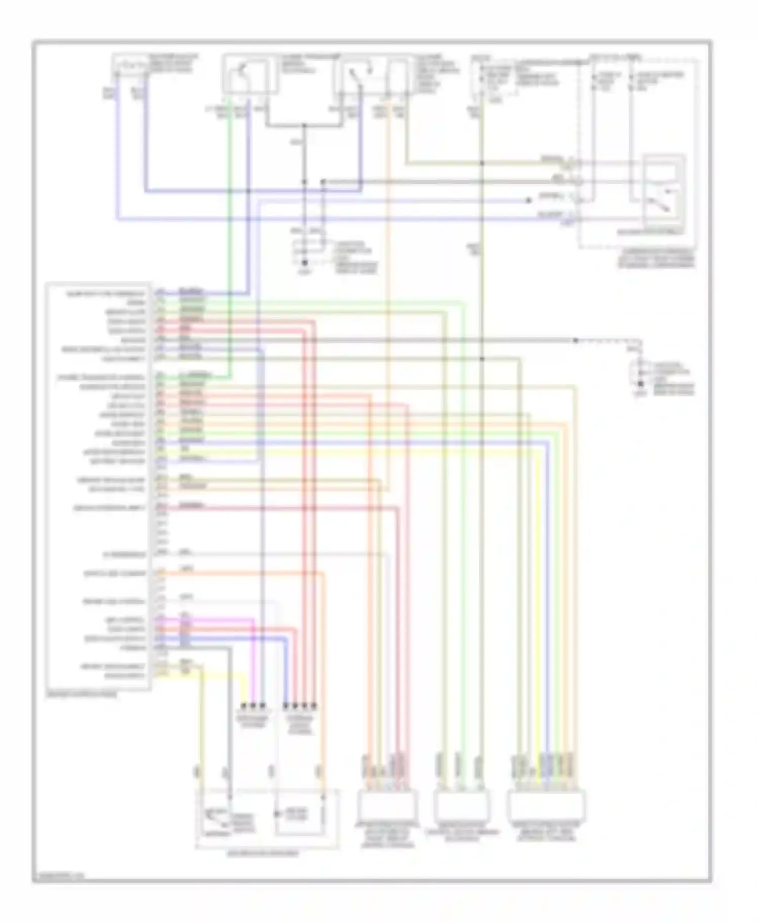 Wiring diagram recirc led control for Honda Civic VI (1995-2002) (1 of 1)