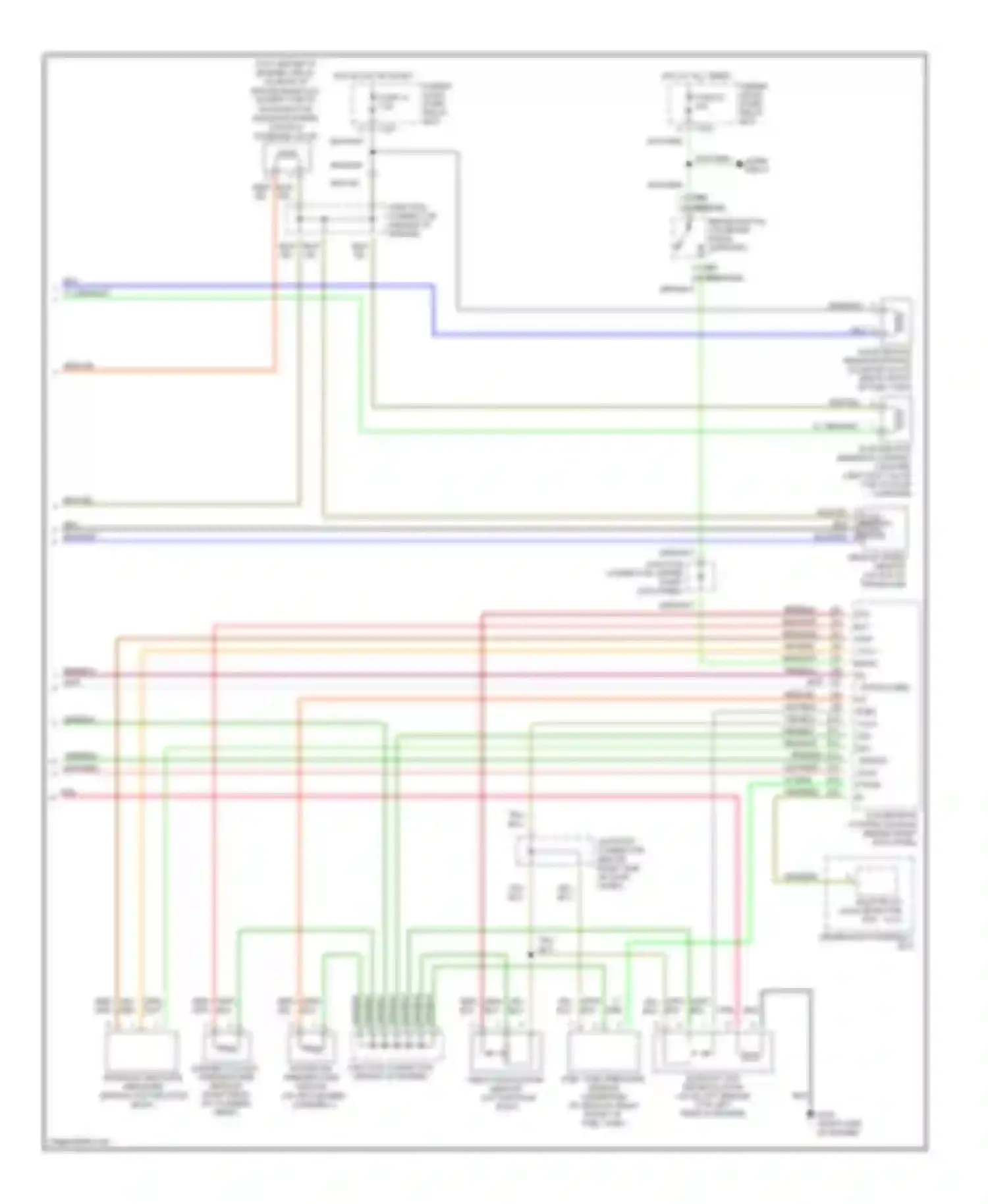 Wiring diagram under- hood fuse/ relay box for Honda Civic VI (1995-2002) (6 of 6)