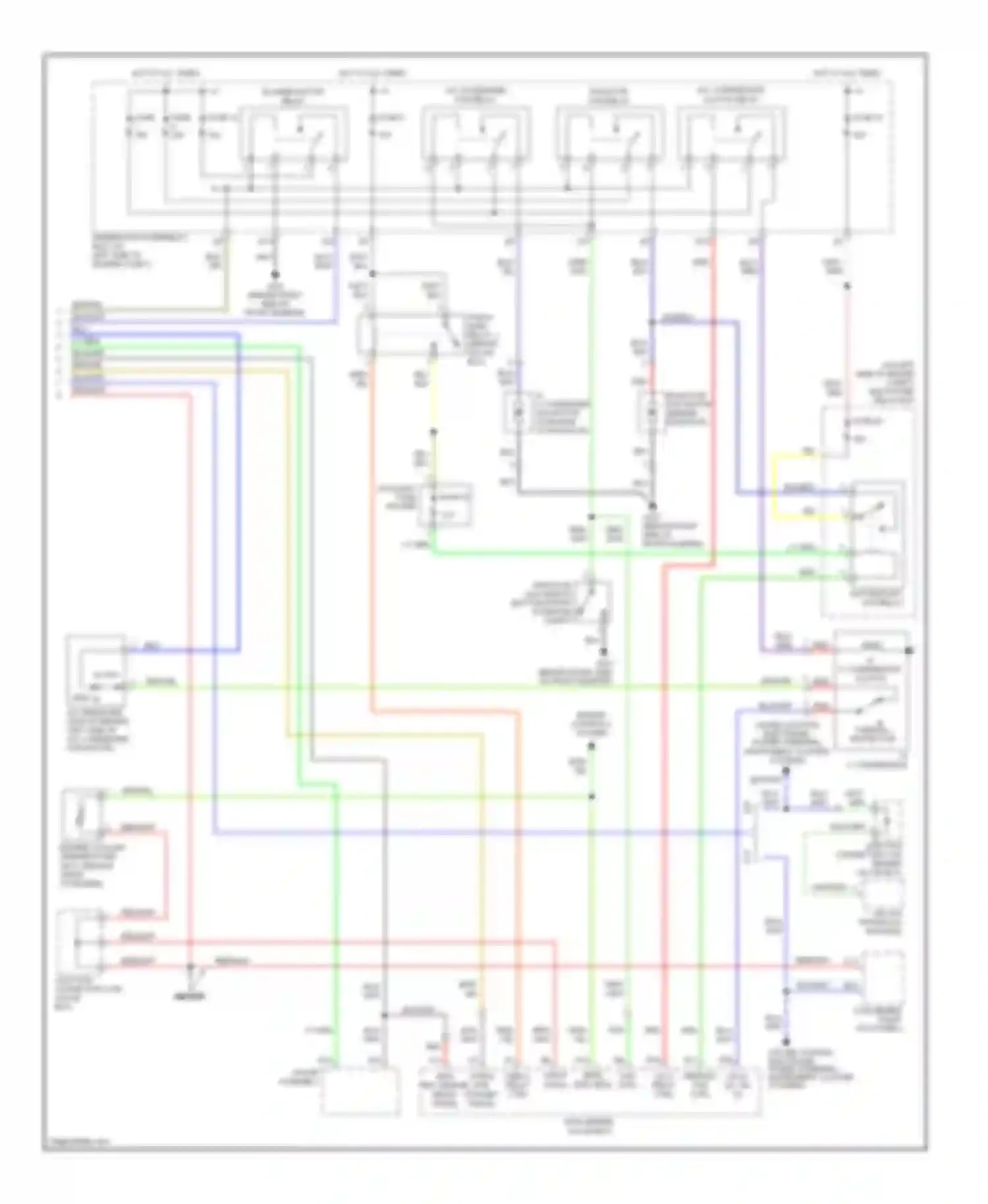 Civic Honda VII facelift (2003-2006): Automatic a/c circuit, hybrid (2 of 2)