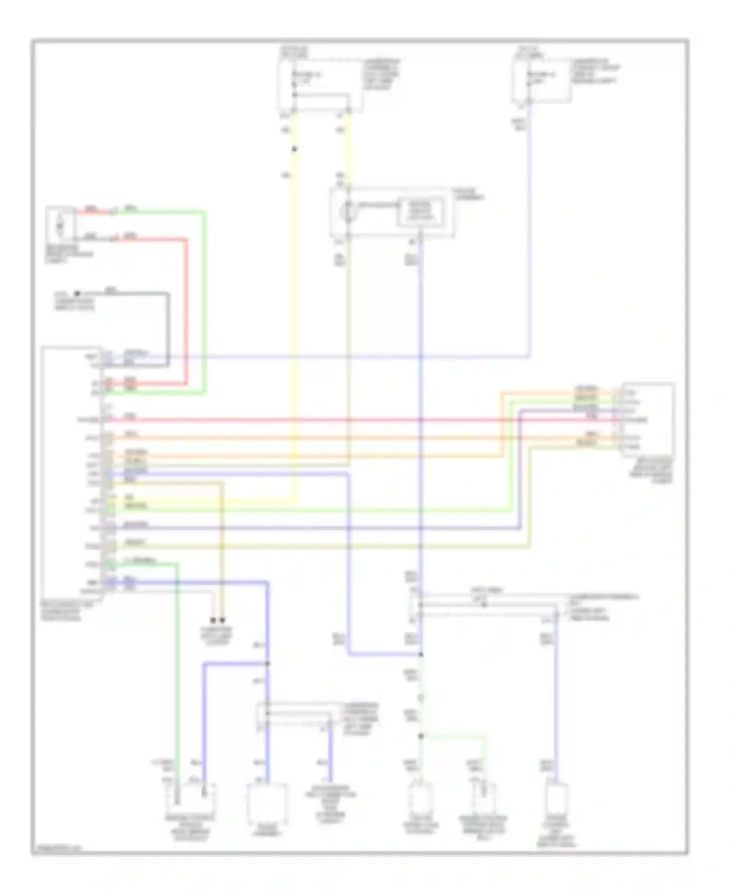 Civic Honda VII facelift (2003-2006): Electronic power steering circuit, hatchback