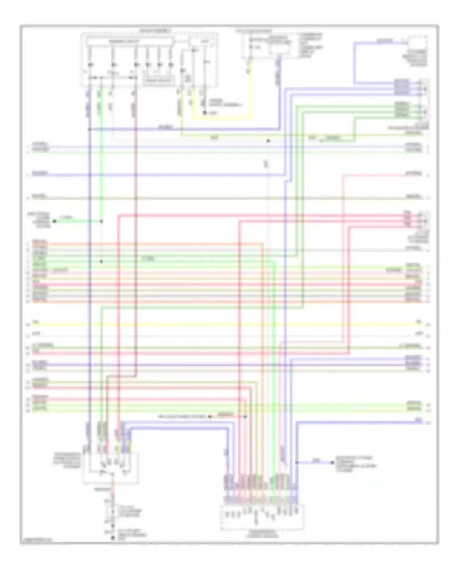 Civic Honda VII facelift (2003-2006): Wiring diagram engine performance 1.3l, a/t (3 of 4)