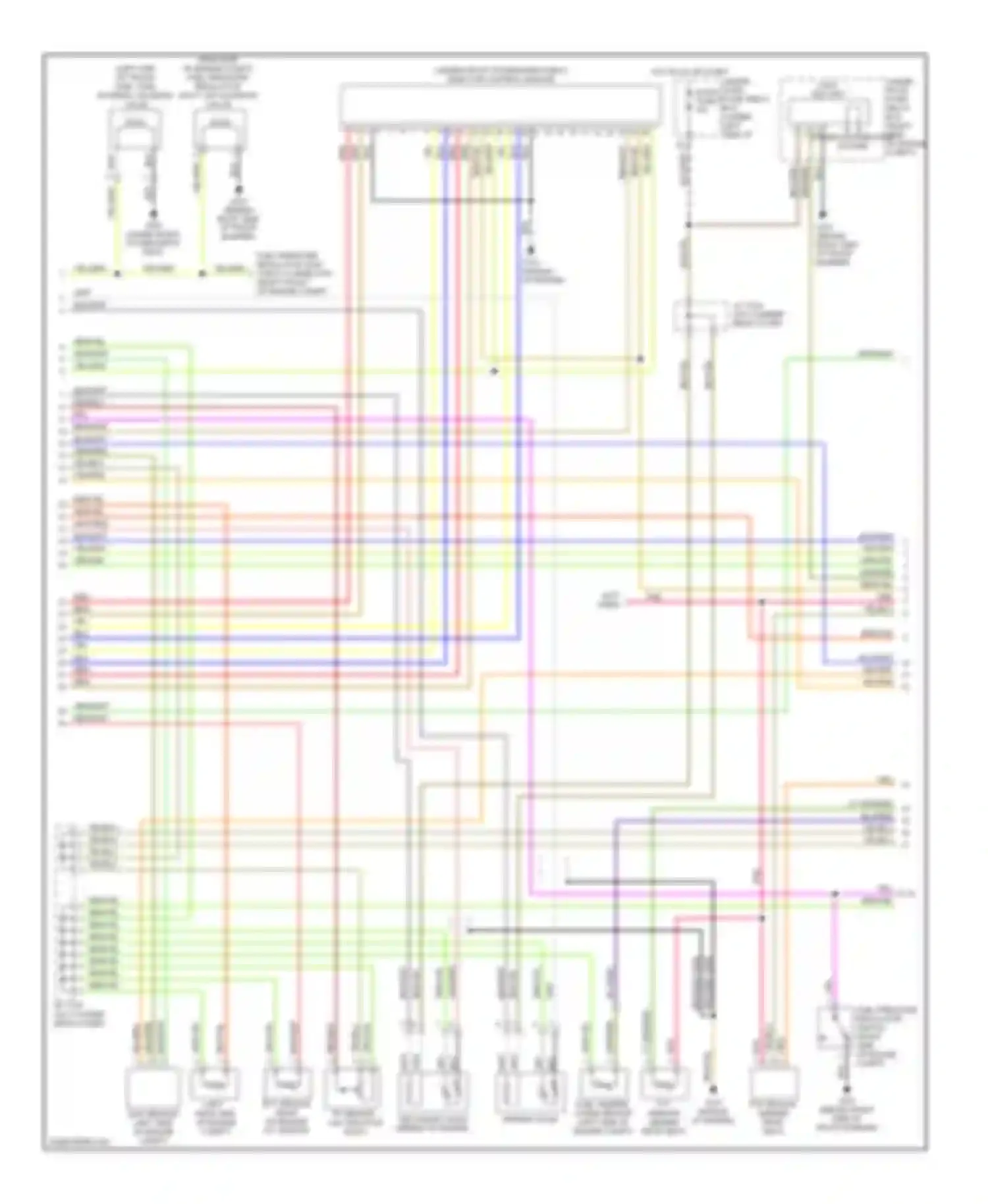 Civic Honda VII facelift (2003-2006): Wiring diagram engine performance 1.7l, gx (2 of 3)