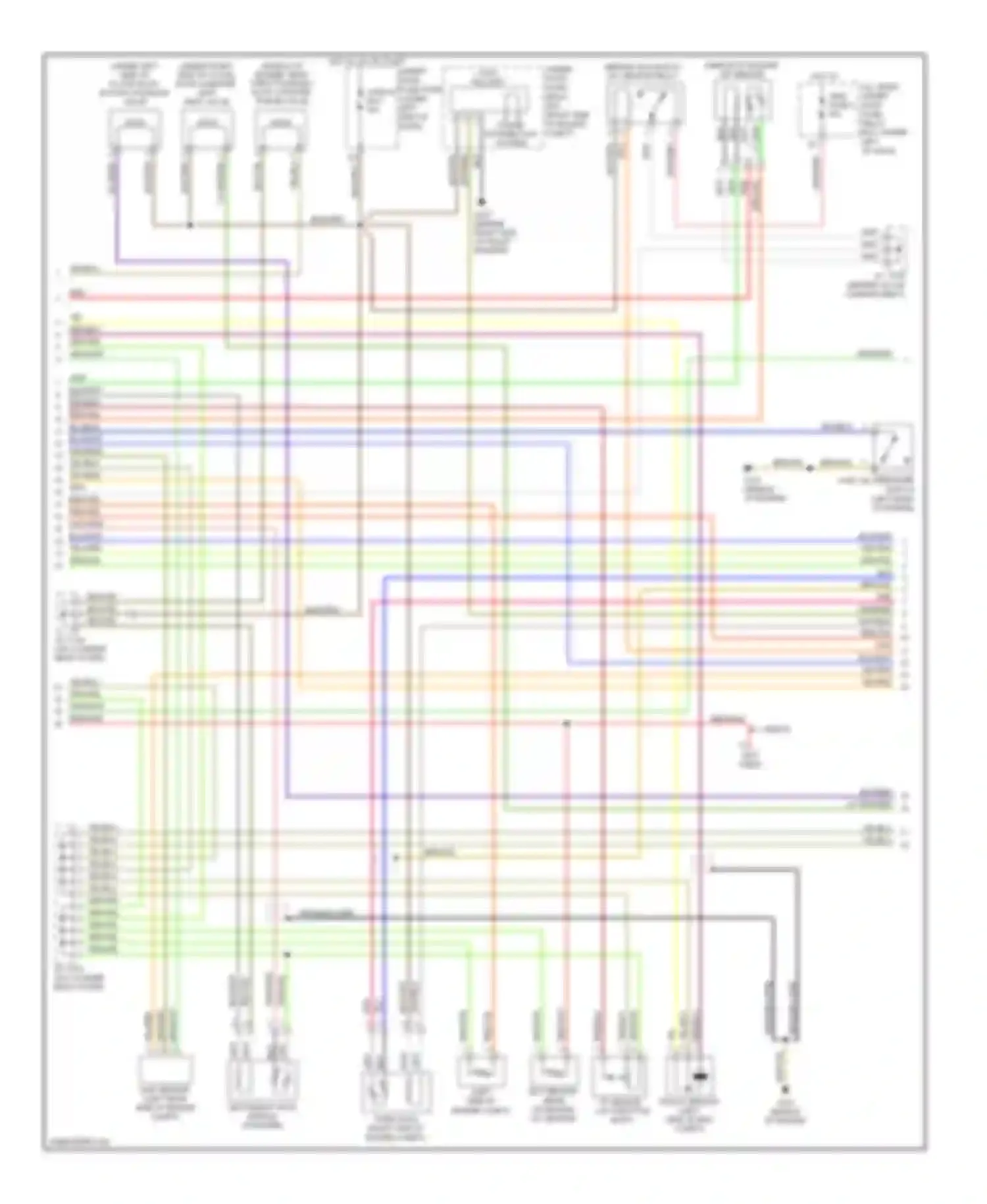 Civic Honda VII facelift (2003-2006): Wiring diagram engine performance 1.7l, hx a/t (2 of 3)