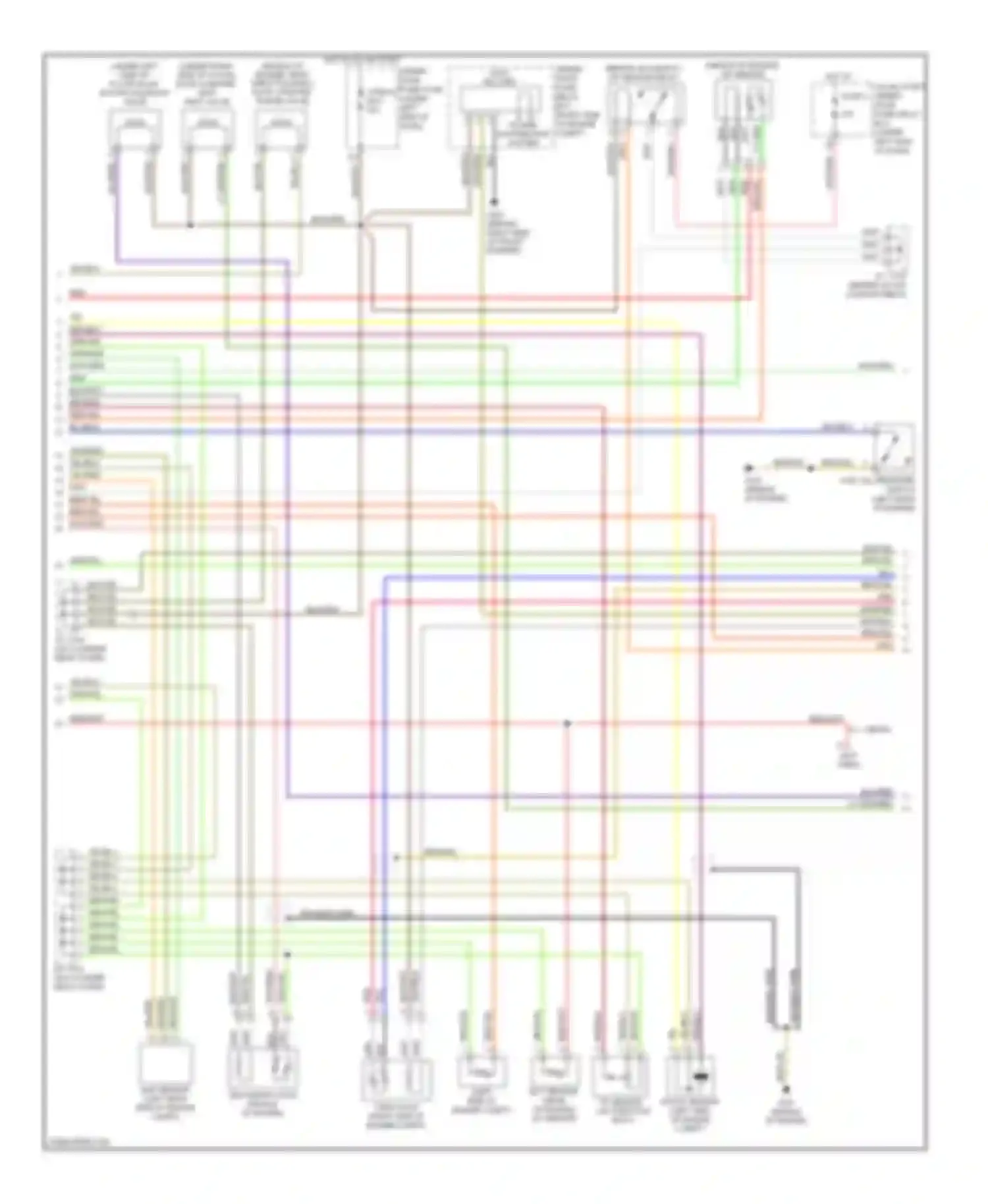 Civic Honda VII facelift (2003-2006): Wiring diagram engine performance 1.7l, hx m/t (2 of 3)