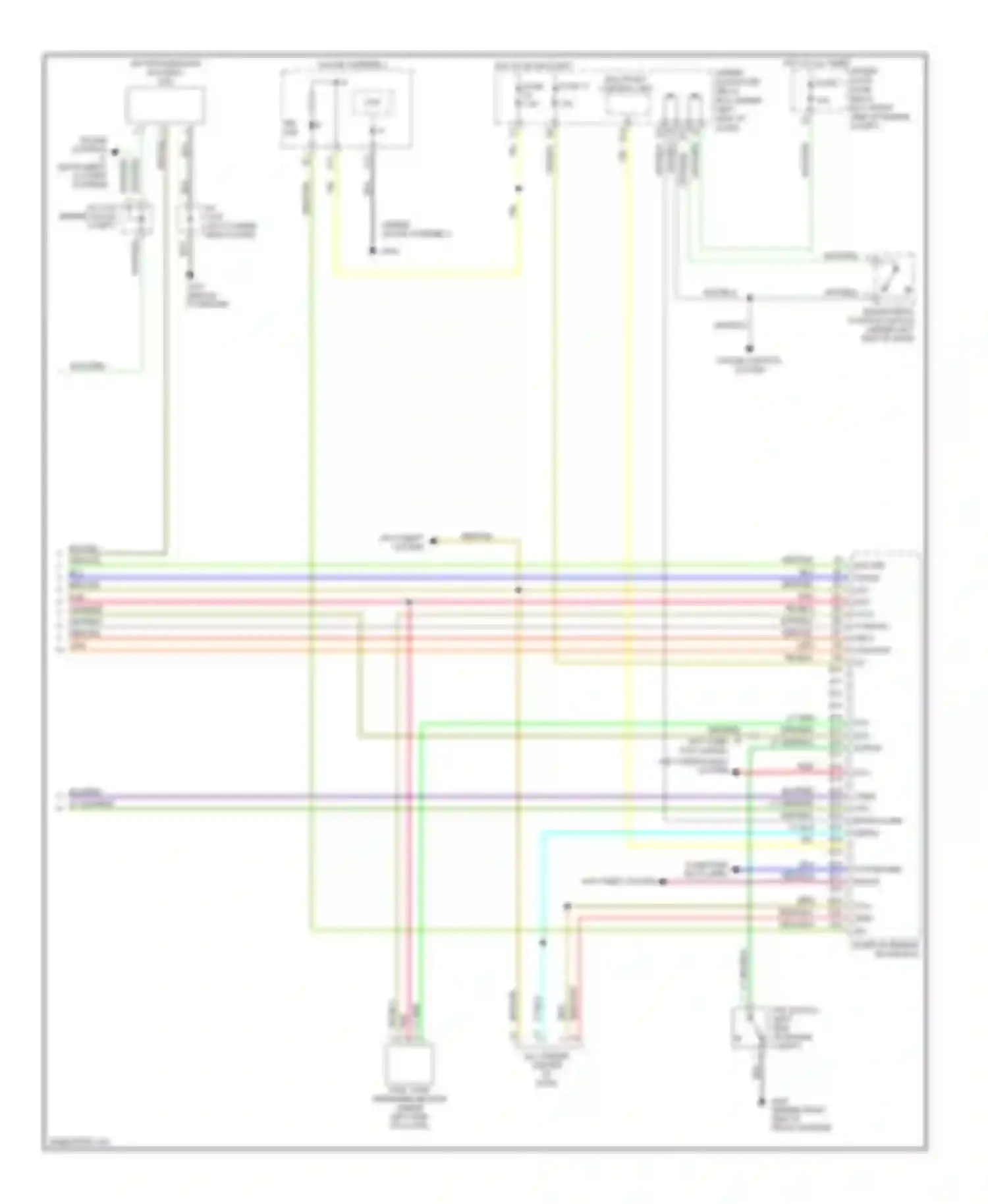 Civic Honda VII facelift (2003-2006): Wiring diagram engine performance 1.7l, hx m/t (3 of 3)