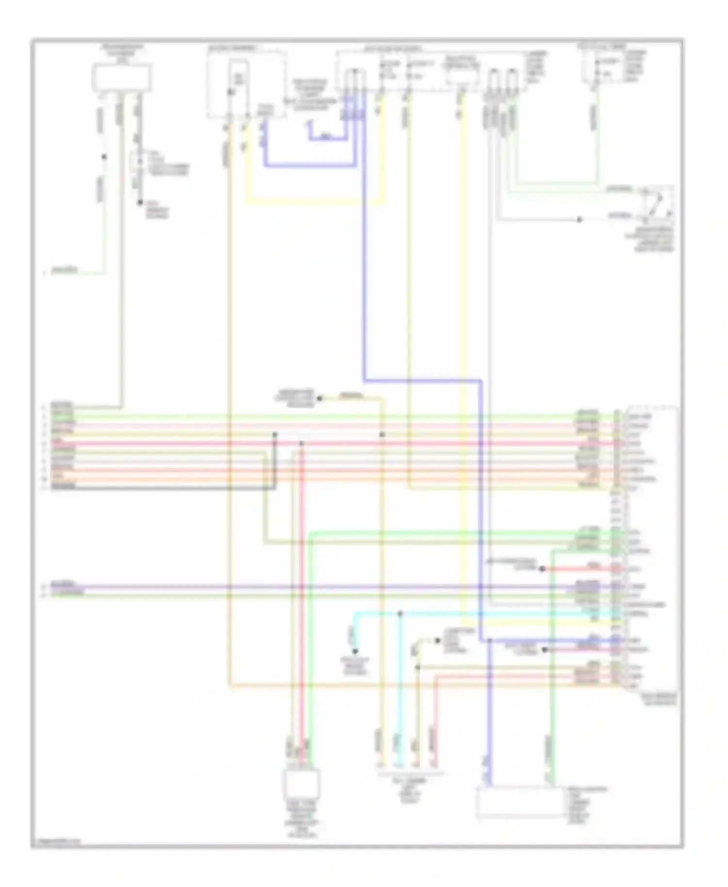 Civic Honda VII facelift (2003-2006): Wiring diagram engine performance 2.0l (3 of 3)