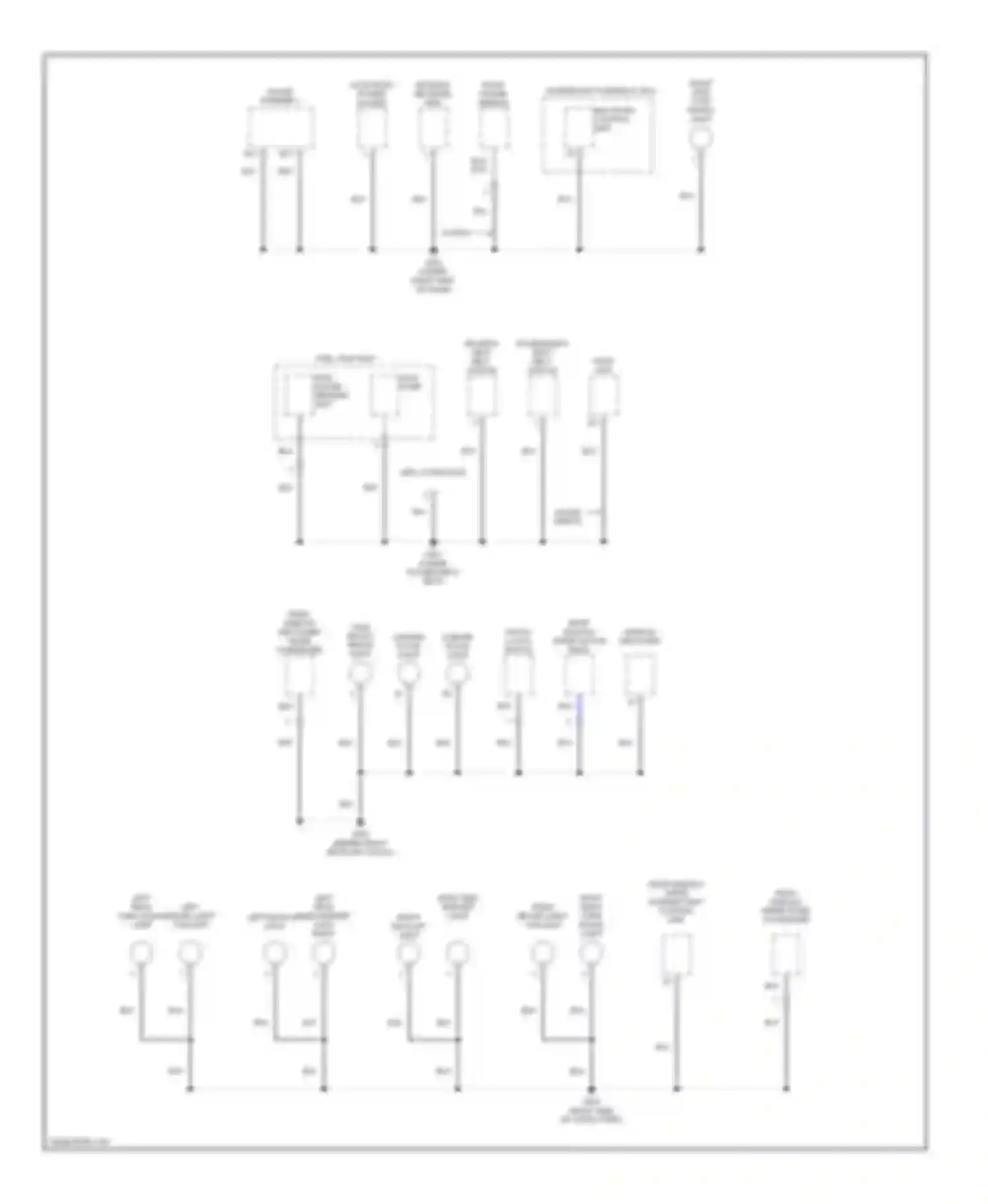 Civic Honda VII facelift (2003-2006): Ground distribution circuit, hatchback (3 of 3)