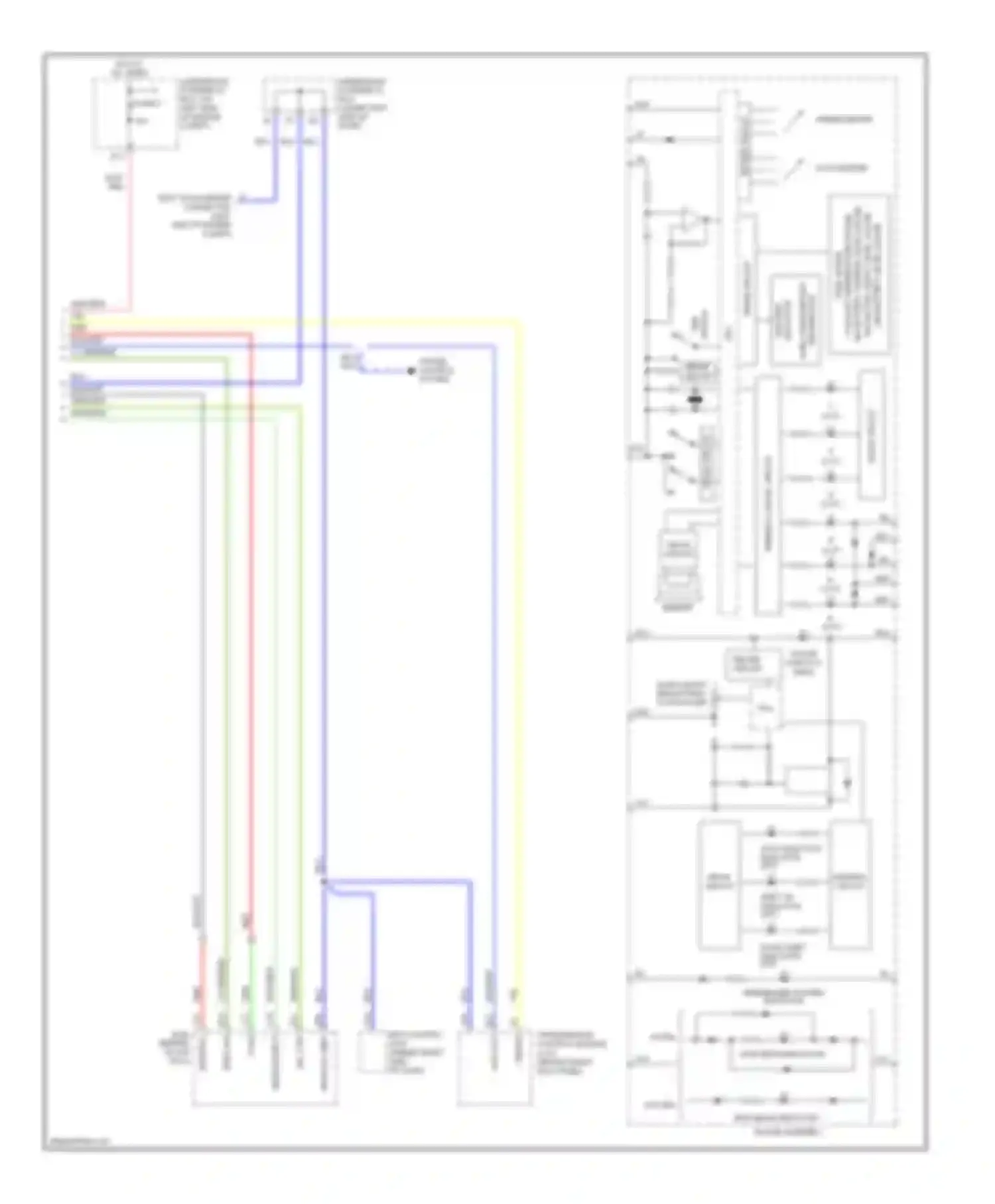 Civic Honda VII facelift (2003-2006): Instrument cluster circuit, hybrid (2 of 2)