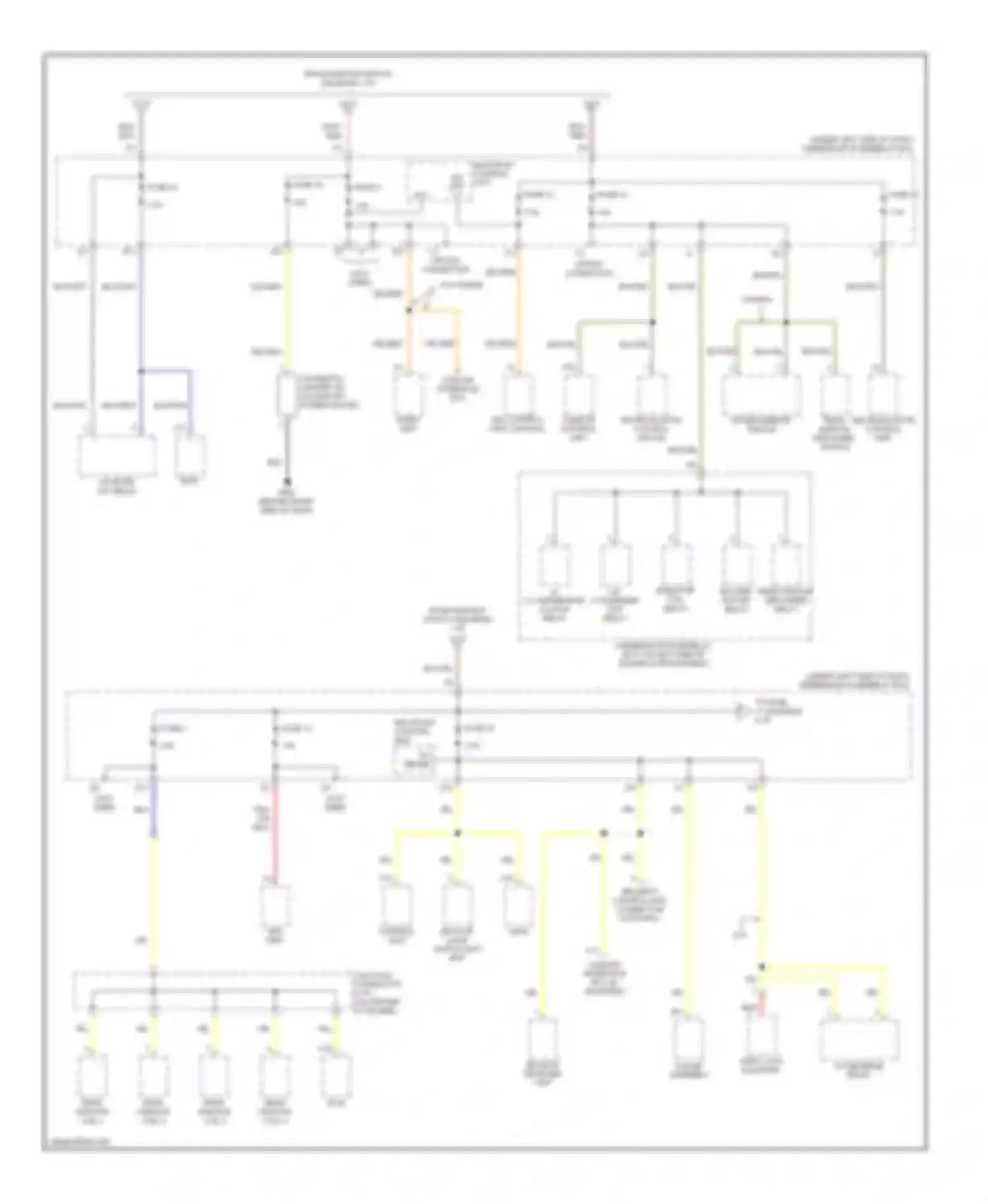 Civic Honda VII facelift (2003-2006): Power distribution circuit, hybrid (3 of 4)