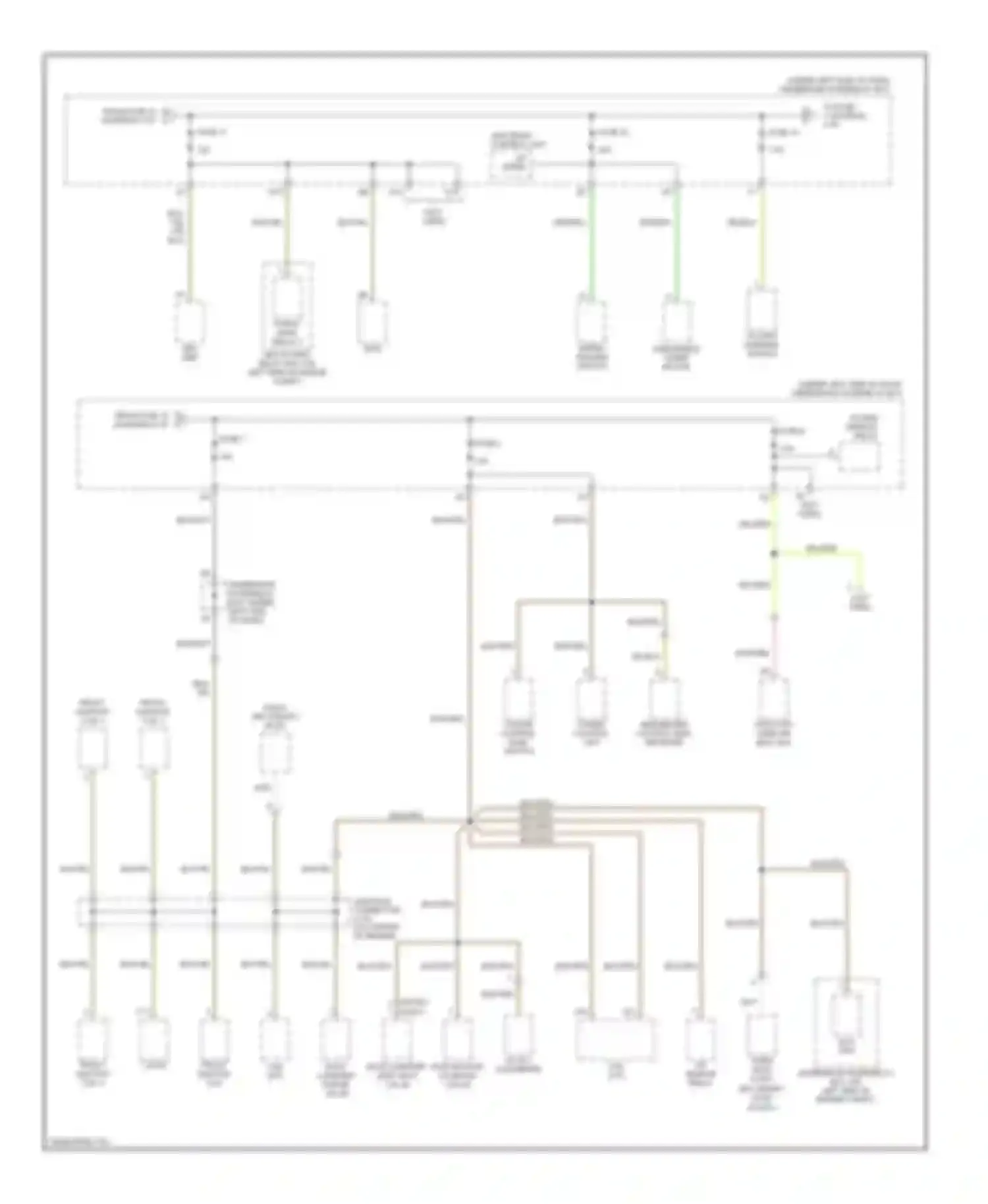 Civic Honda VII facelift (2003-2006): Power distribution circuit, hybrid (4 of 4)