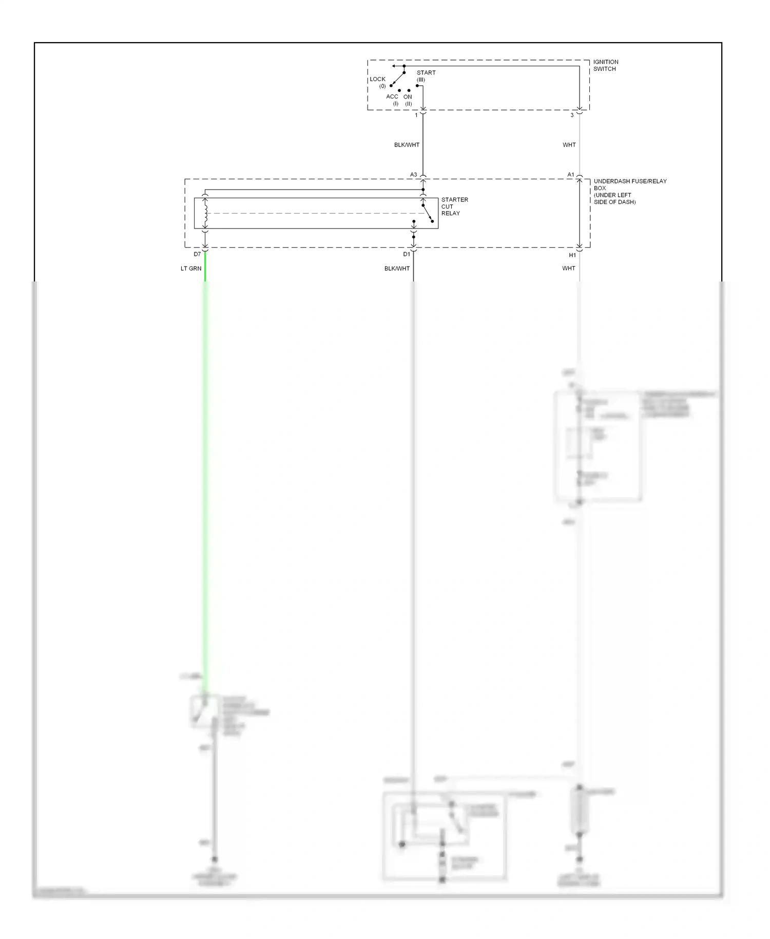 Wiring diagram eld unit for Honda Civic VII facelift (2003-2006) (8 of 11)