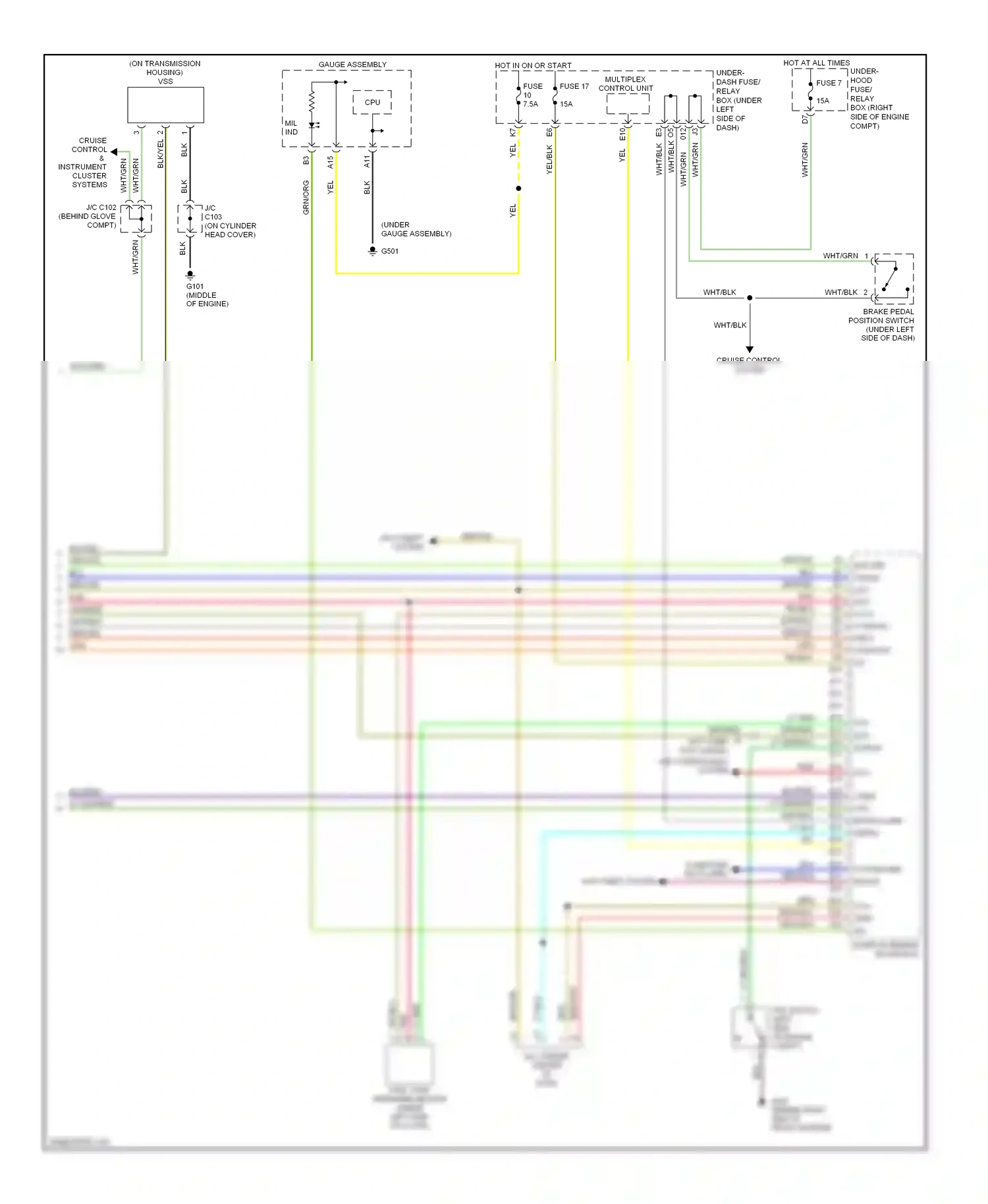 Wiring diagram ftp eld pspsw for Honda Civic VII facelift (2003-2006) (1 of 2)