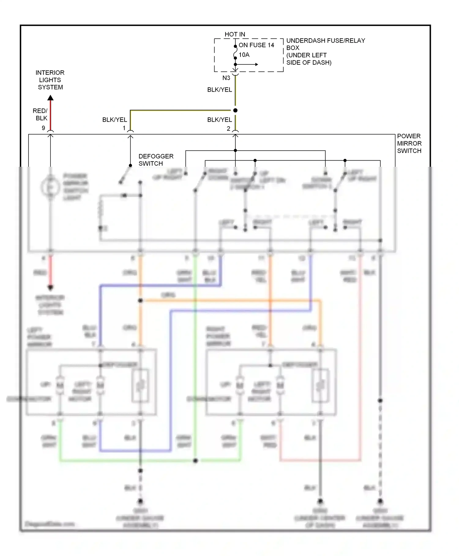 Wiring diagram org/ for Honda Civic VII facelift (2003-2006) (47 of 64)