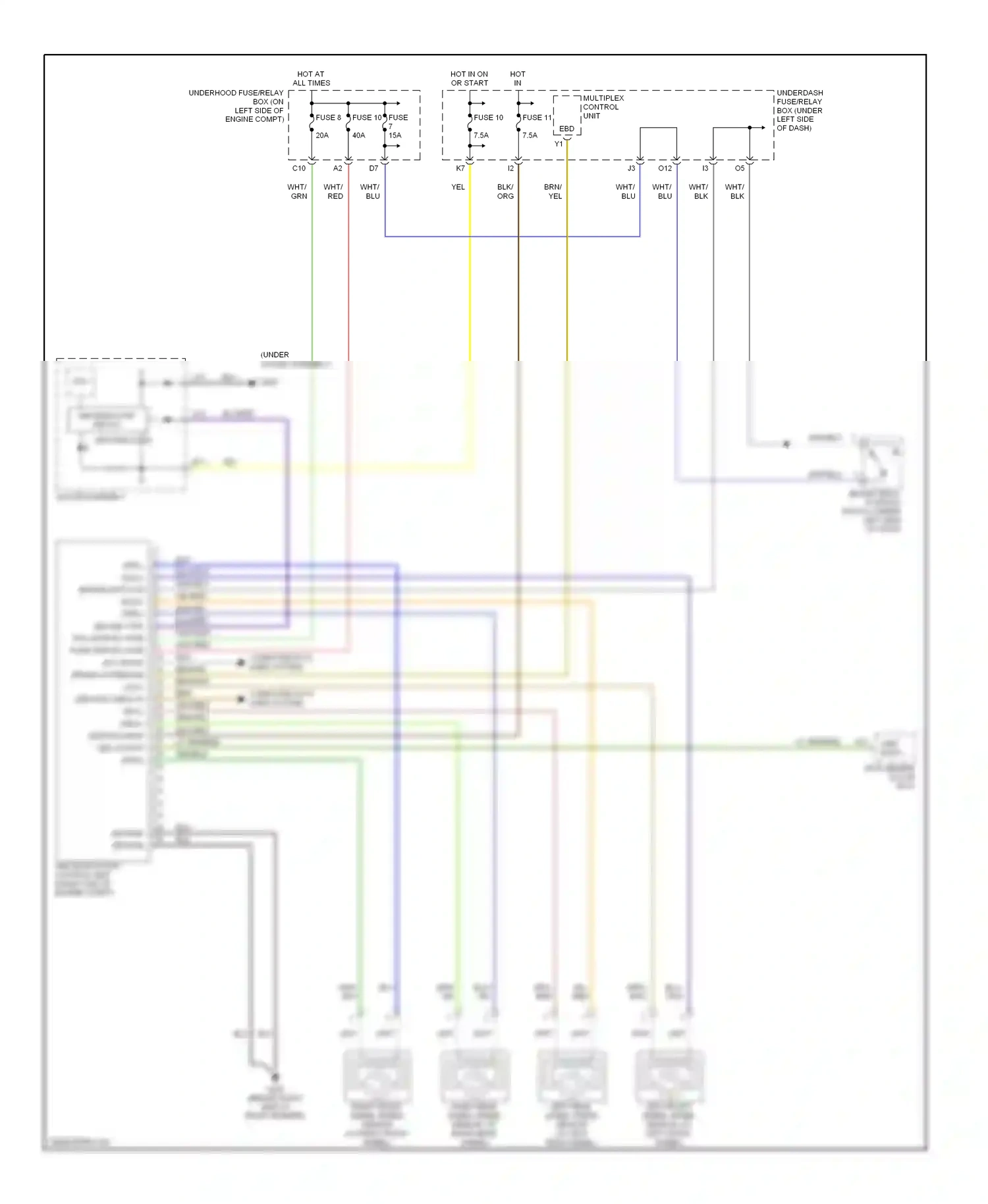 Wiring diagram org/ for Honda Civic VII facelift (2003-2006) (3 of 64)