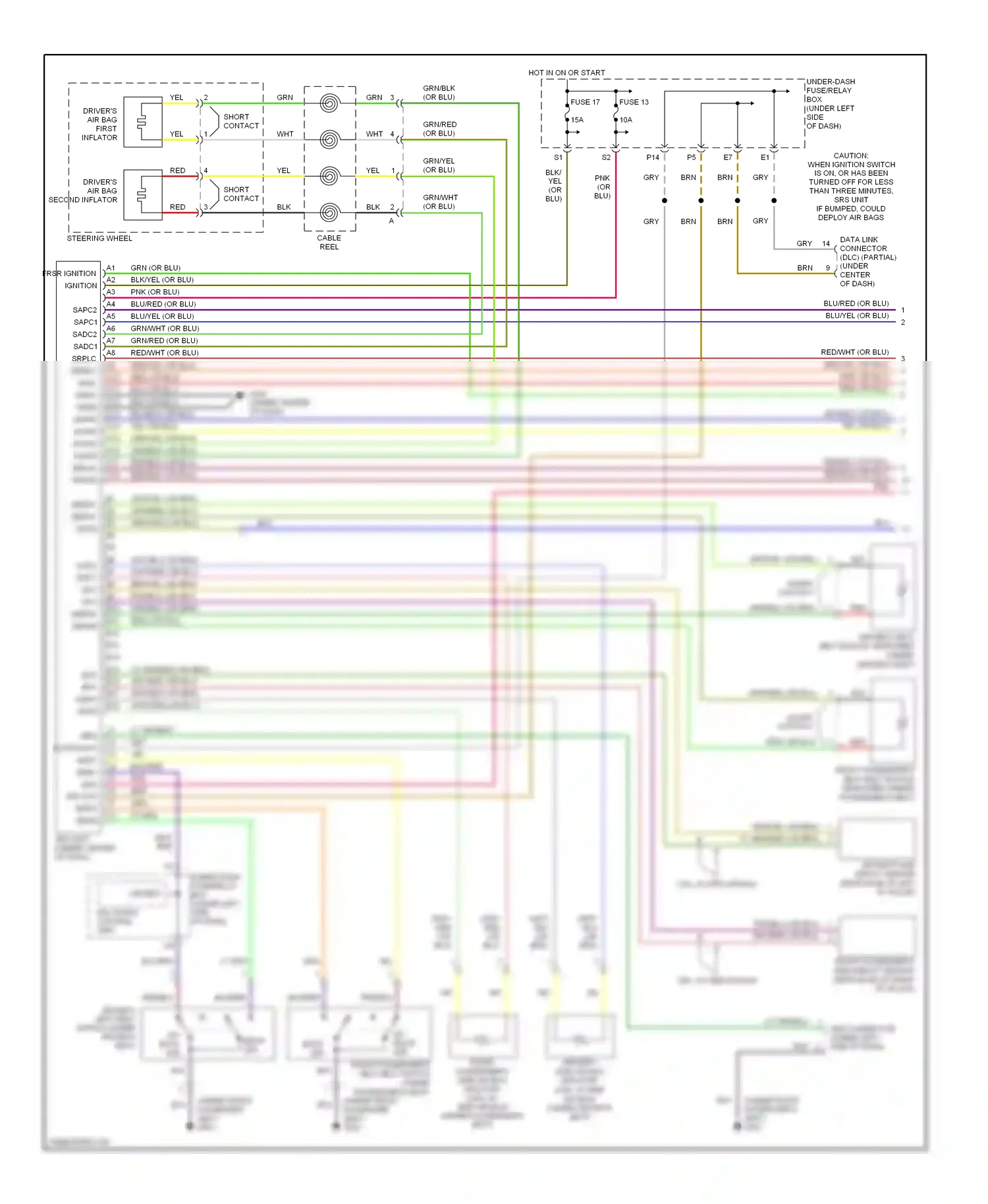 Wiring diagram red for Honda Civic VII facelift (2003-2006) (119 of 125)