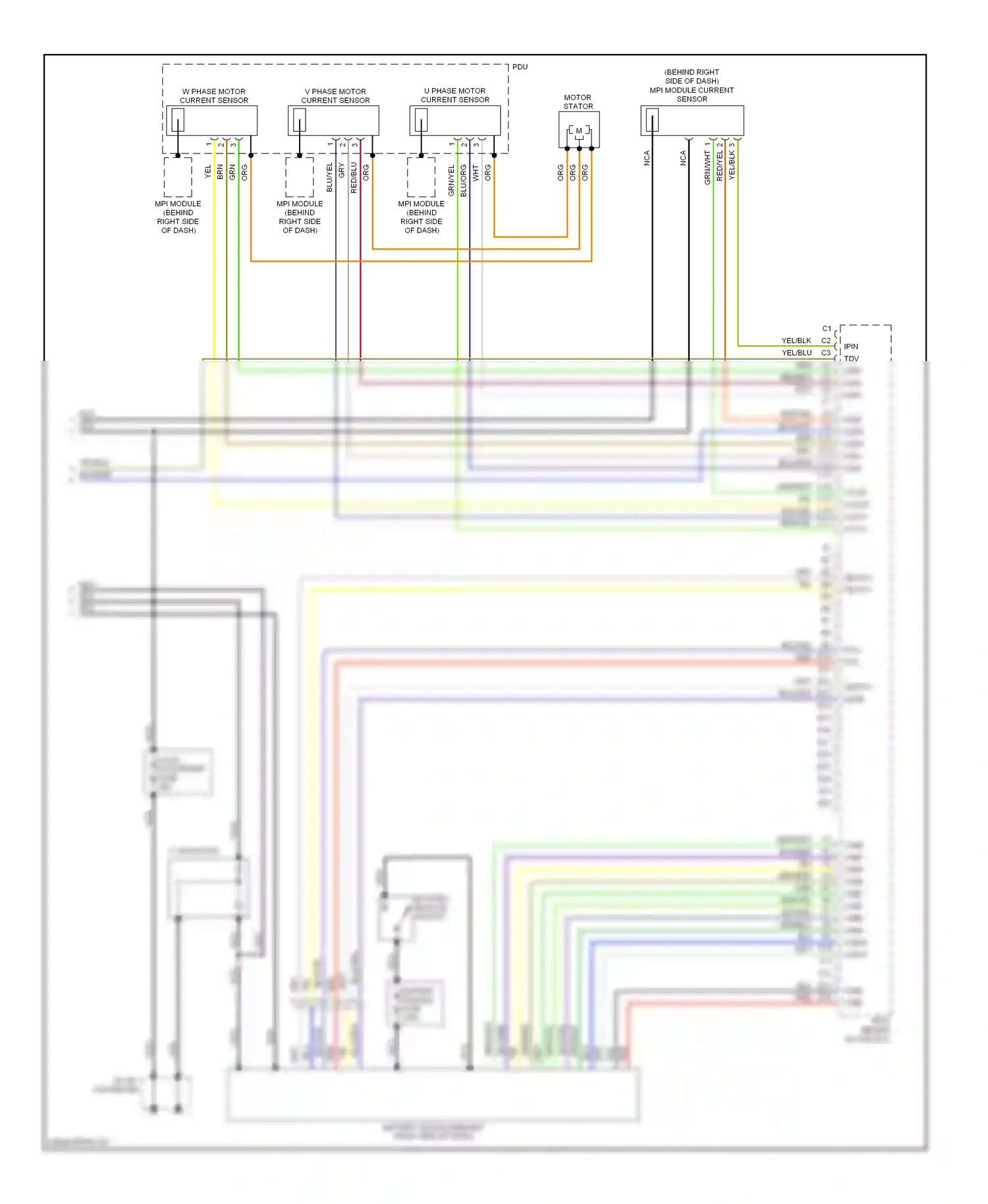 Wiring diagram red/blu for Honda Civic VII facelift (2003-2006) (20 of 59)